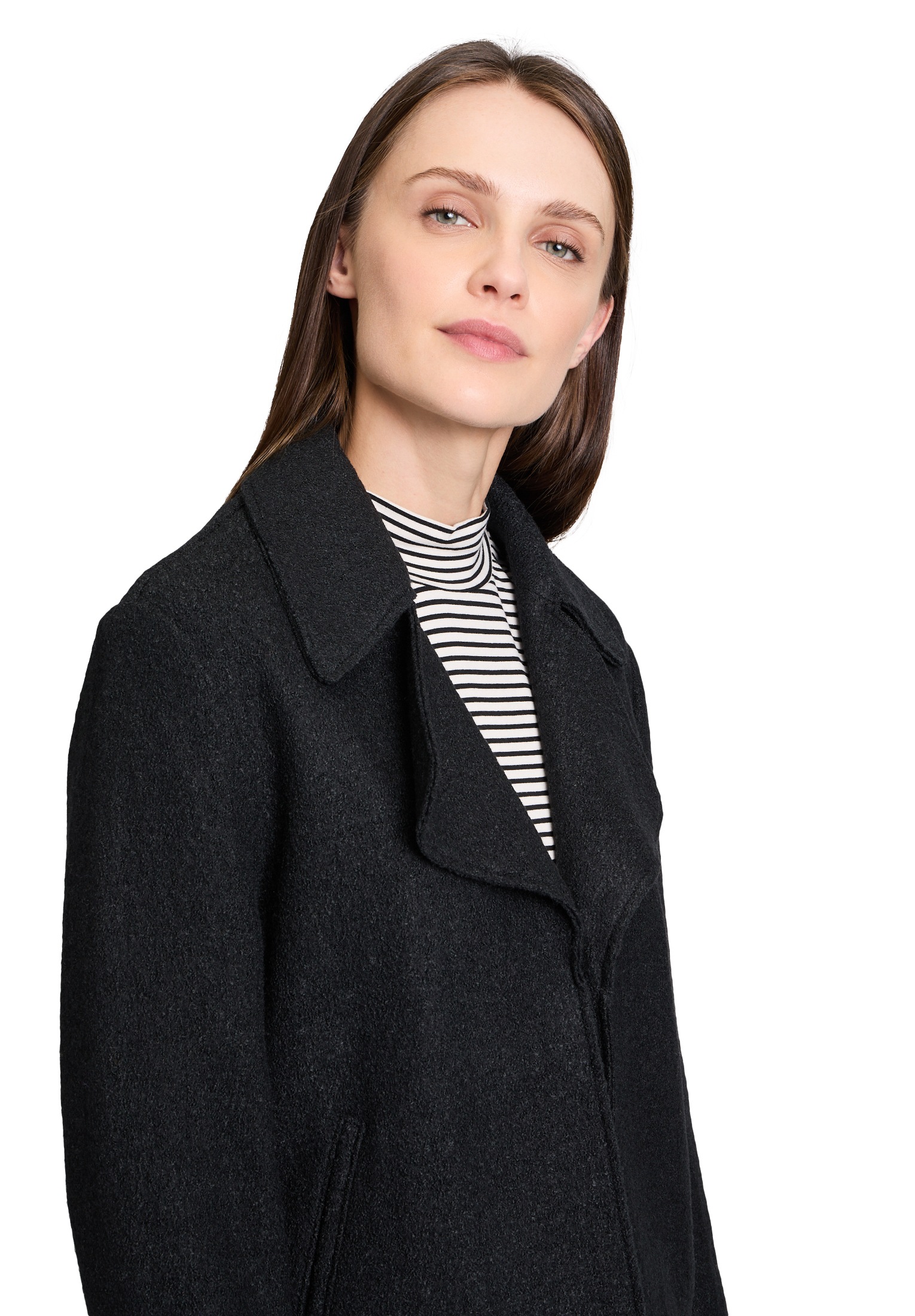 Betty&Co Jackenblazer »Betty & Co Damen Casual-Jacke mit Kragen«, Material