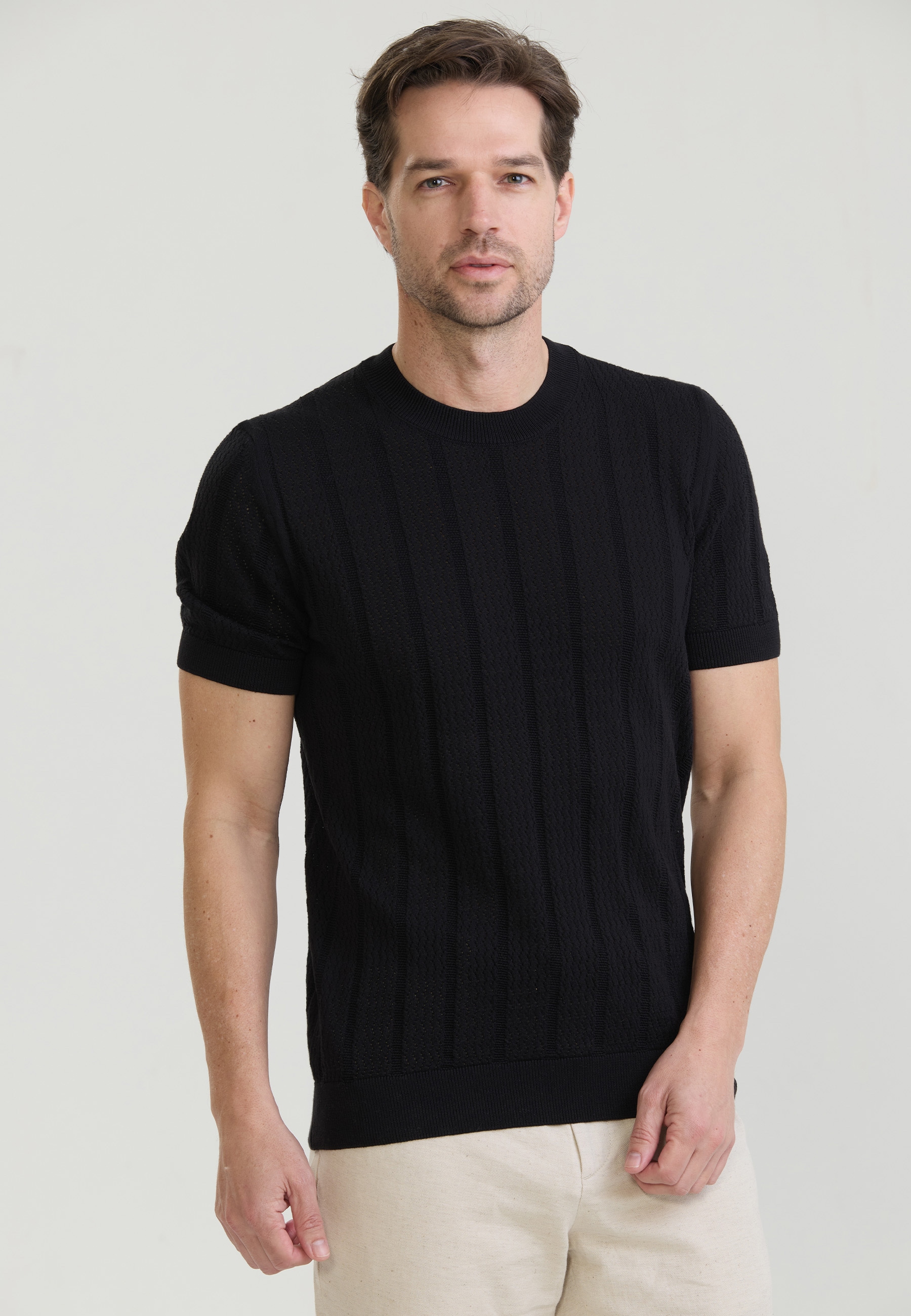 Felix Hardy "Strick-Tshirt Kurzarm"