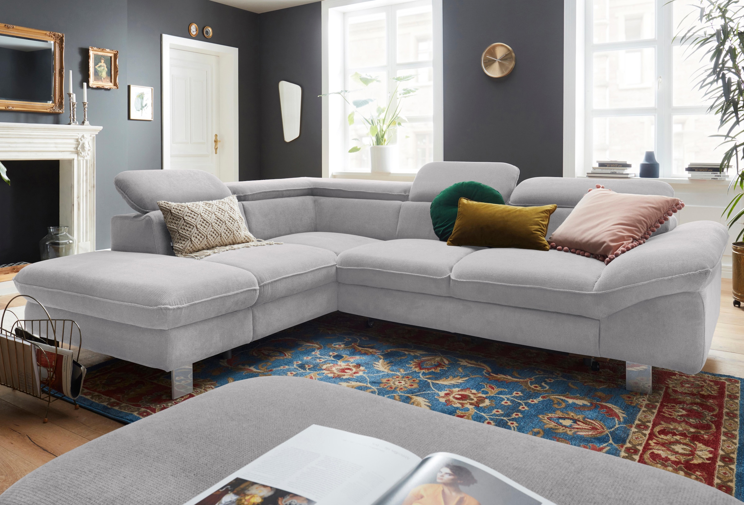 COTTA "Driver L-Form" mit Kopfteilverstellung, wahlweise mit Bettfunktion & günstig online kaufen