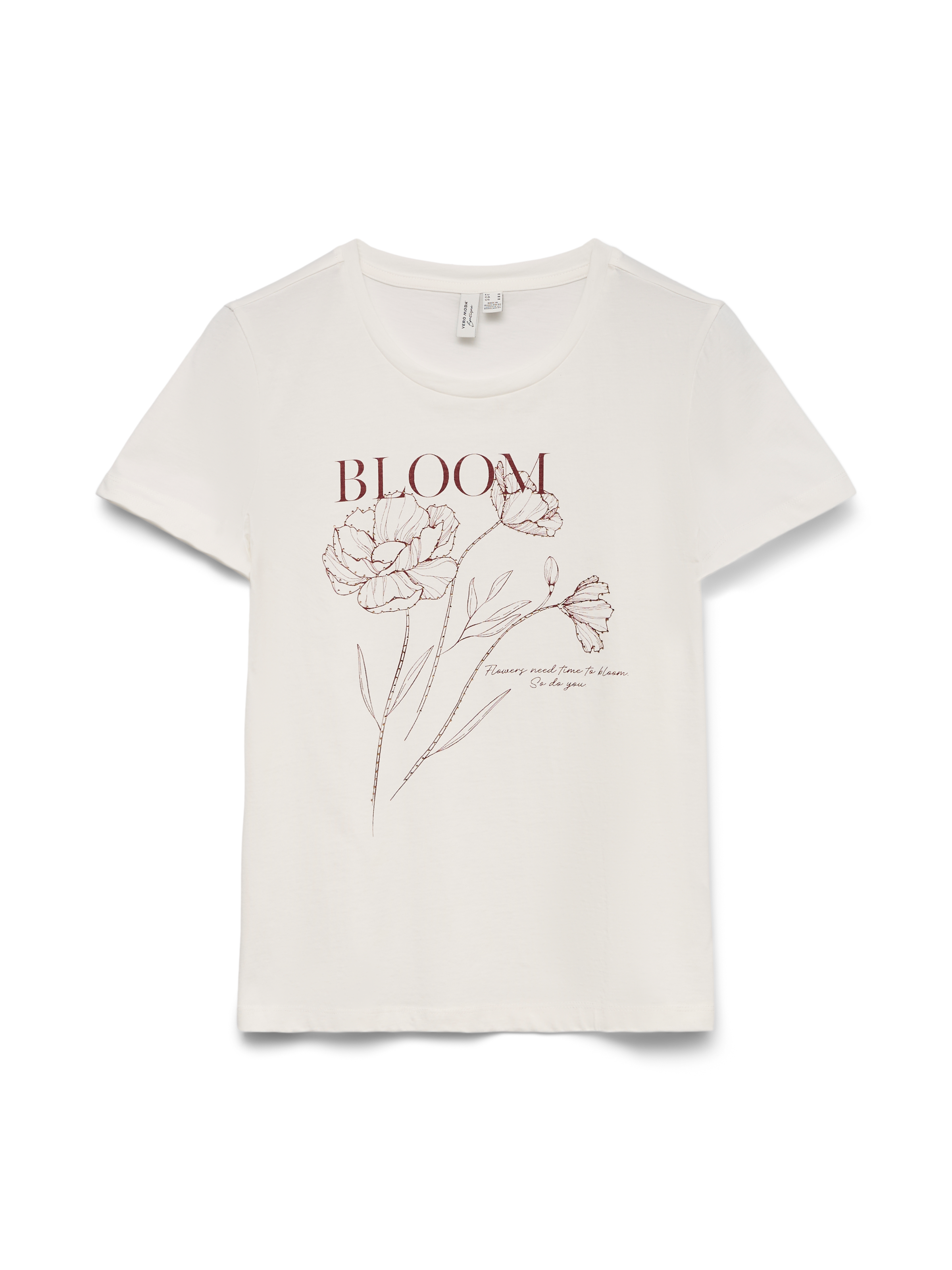 Vero Moda Kurzarmshirt "VMJILIADA S/S T-SHIRT JRS BTQ" Baumwolle günstig online kaufen