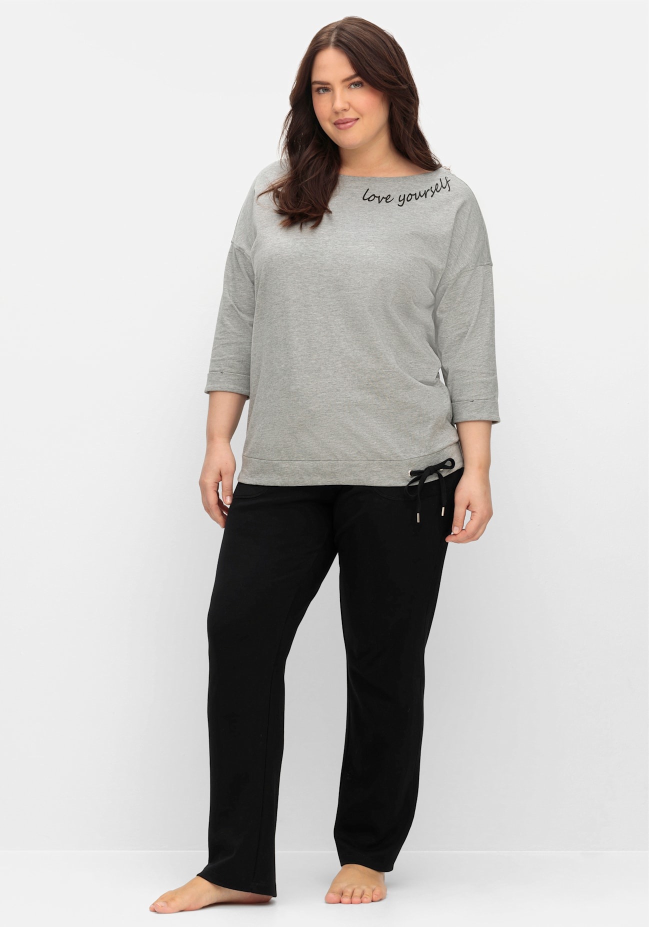 Sheego Langarmshirt "Langarmshirt", (1 tlg.) günstig online kaufen