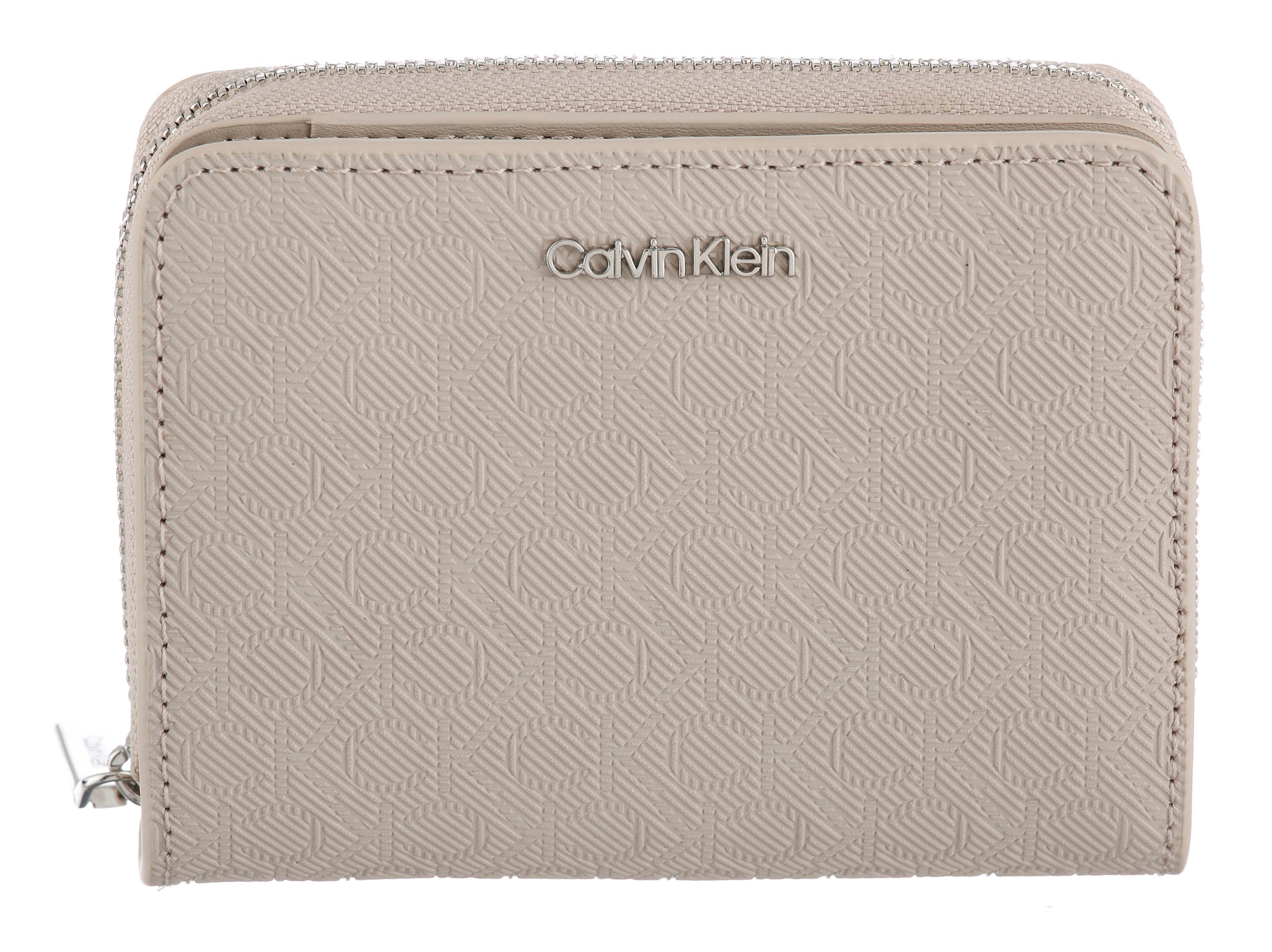Calvin Klein Geldbörse "CK MUST AOP MD ZIP AROUND W FLAP", Damen Geldbeutel günstig online kaufen