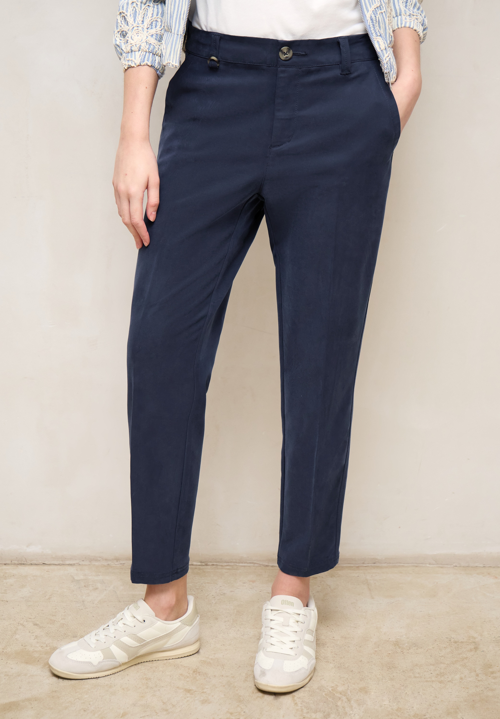 STREET ONE STUDIO Chinohose Middle Waist günstig online kaufen