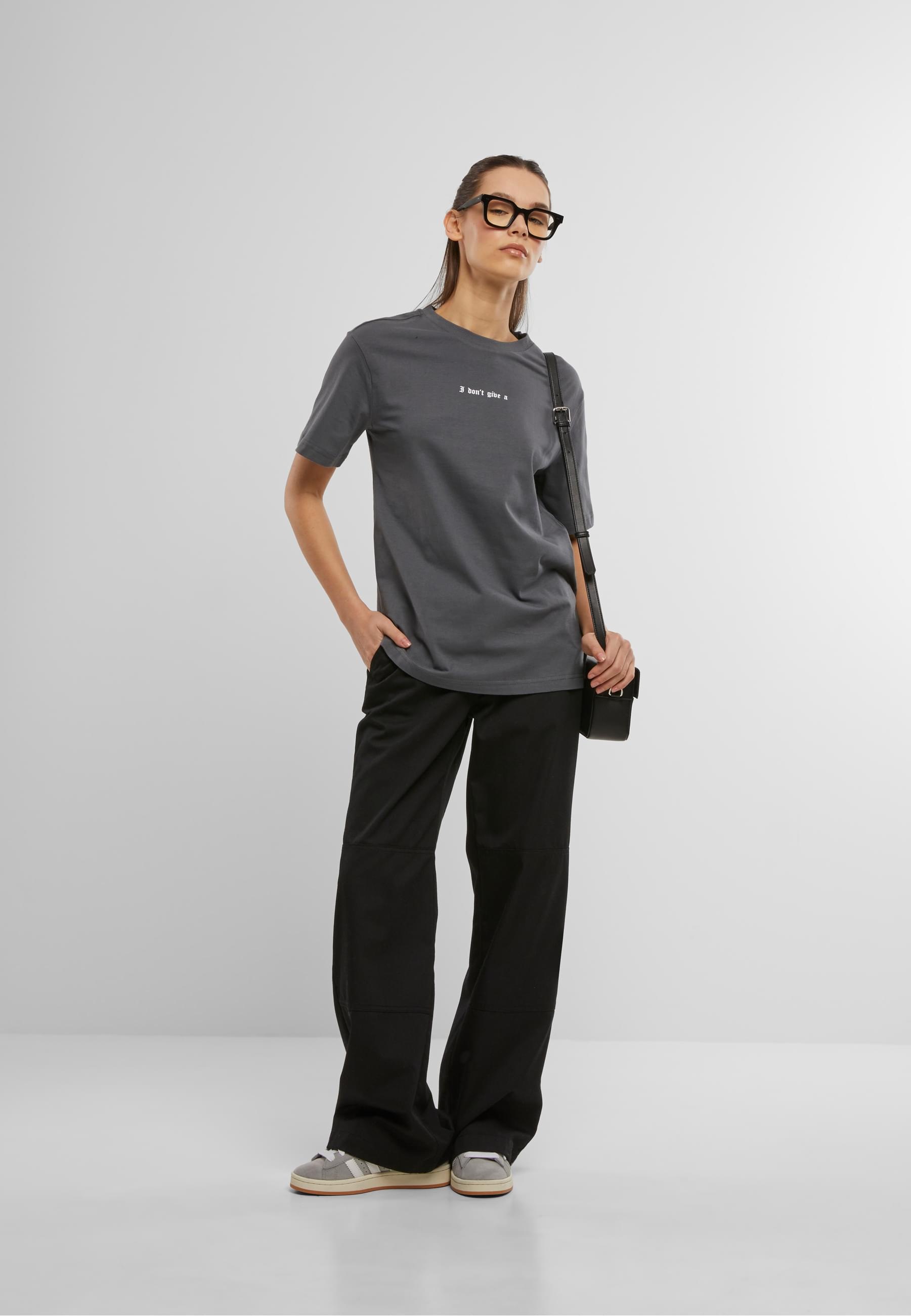 Miss Tee Kurzarmshirt »Miss Tee Damen I Don't Give A F Tee«, (1 tlg.)