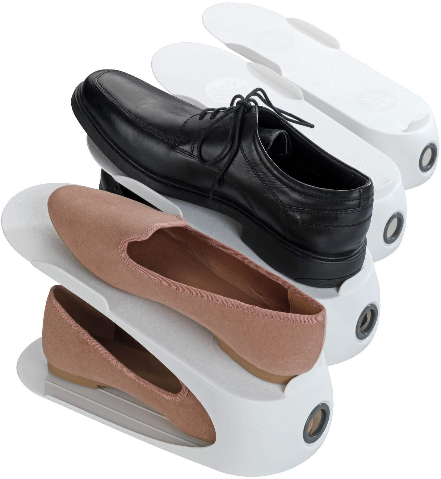 Maximex Schuhstapler "4er", (Set, 4 tlg.), Schuhhalter, 50 % mehr Platz im günstig online kaufen