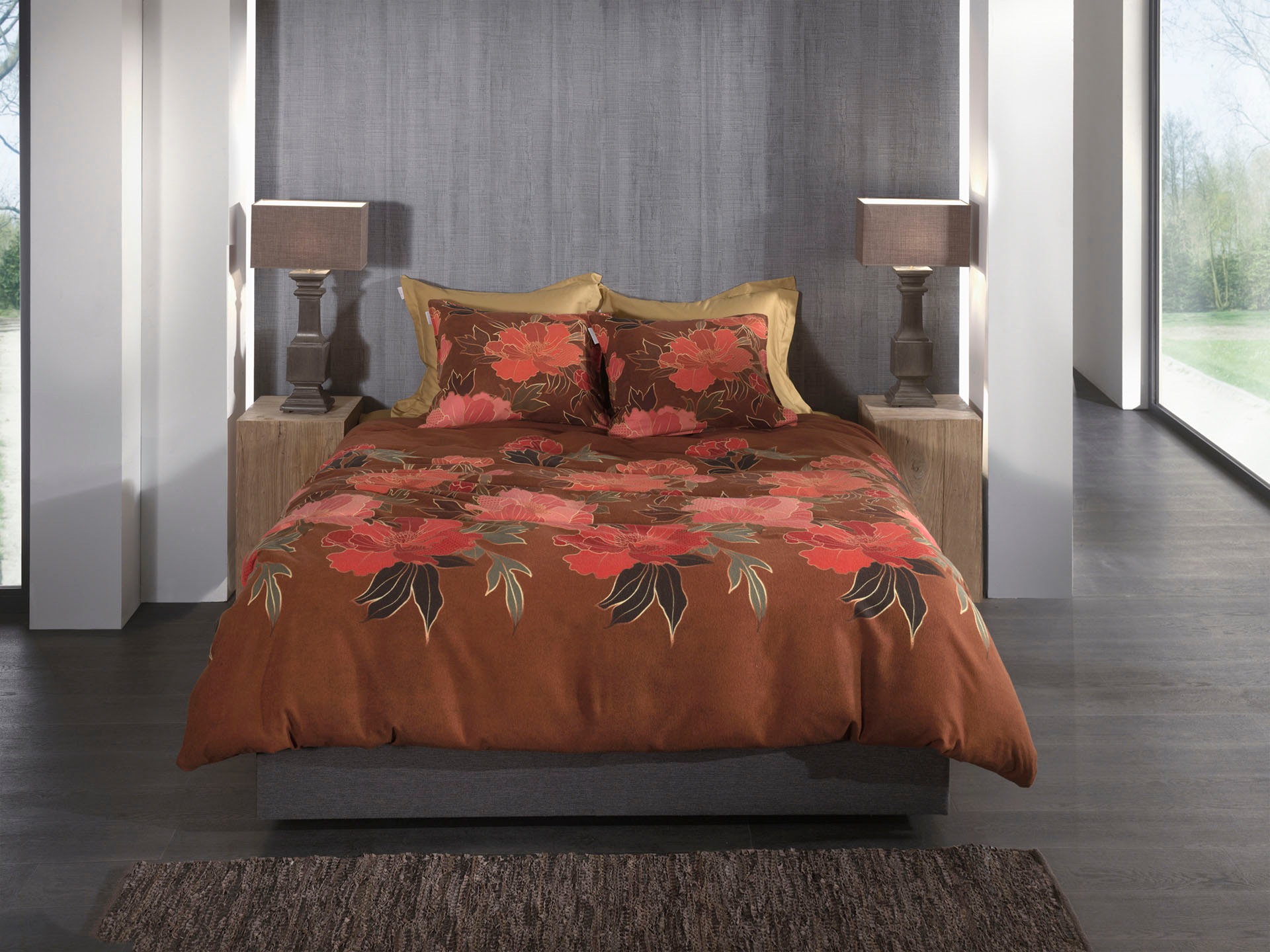 Heckett & Lane Bettwäsche "Francesco" 2 Stk. hochwertiges Flanell, Bettwäsc günstig online kaufen