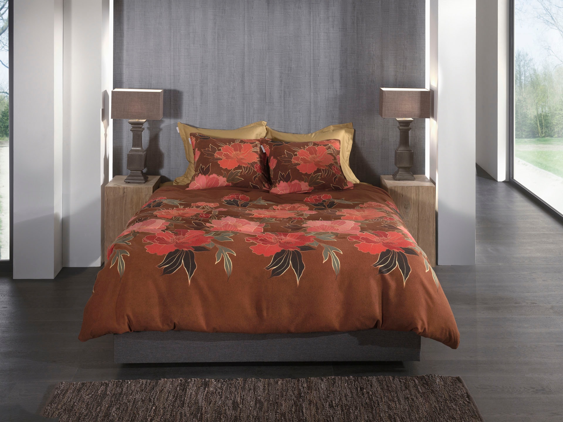 Heckett & Lane Bettwäsche "Francesco" 2 Stk. tlg. hochwertiges Flanell, Bet günstig online kaufen