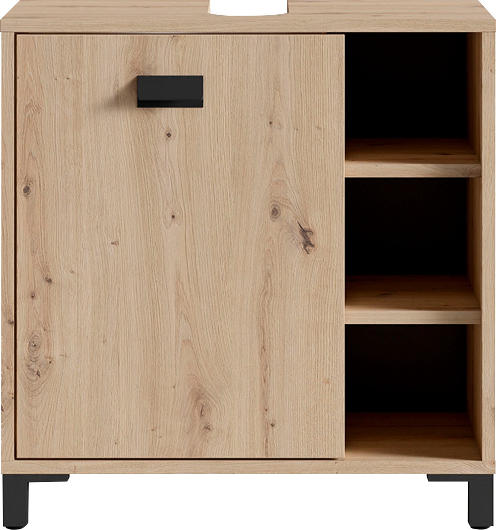 byLIVING Waschbeckenunterschrank "Wellness", Breite 60 cm, mit Syphonaussch günstig online kaufen