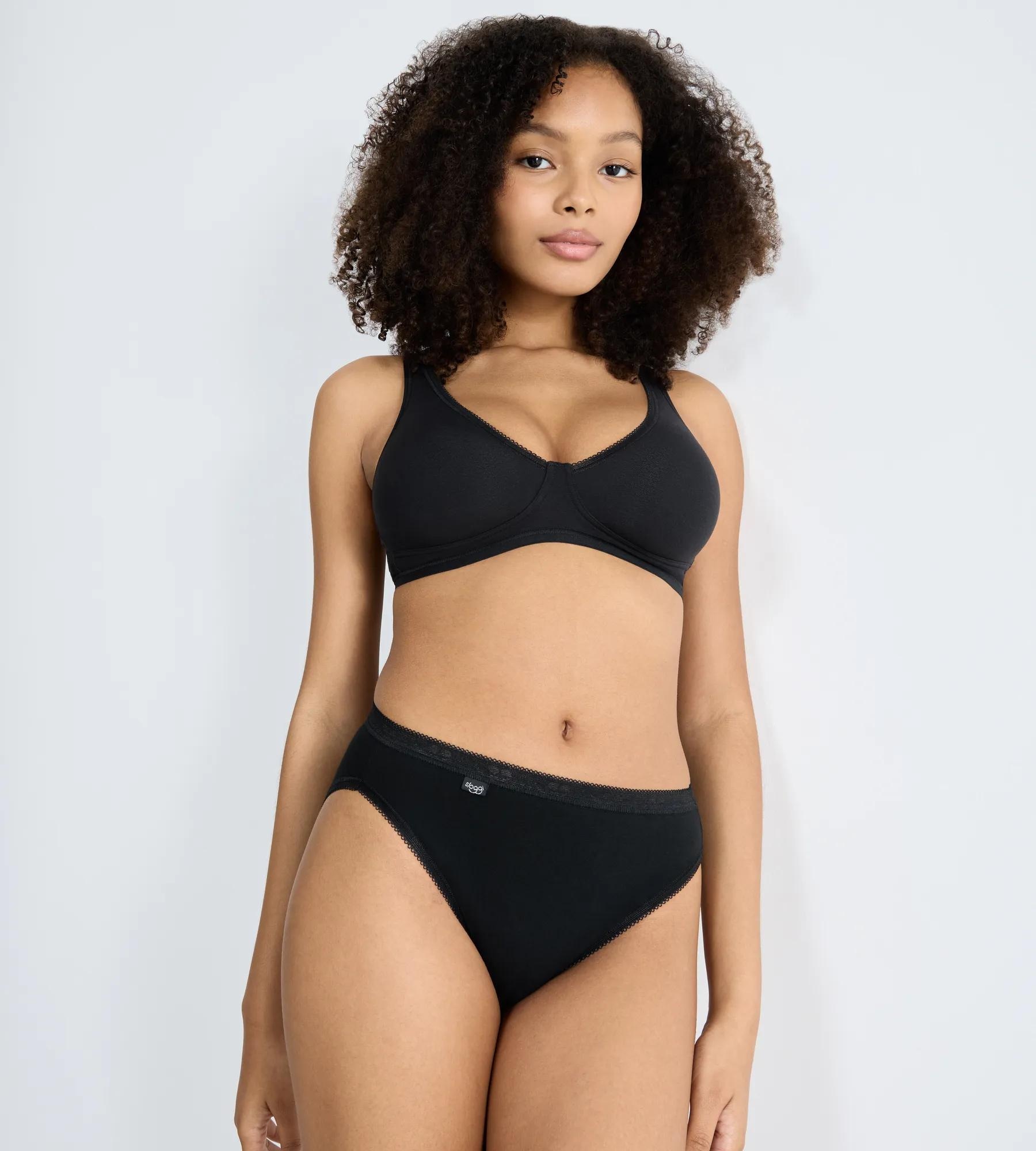 sloggi Tai-Slip »Basic+« 3er Pack,  elastischer Bund, weiche Nähte, Baumwollmischung, atmungsaktiv