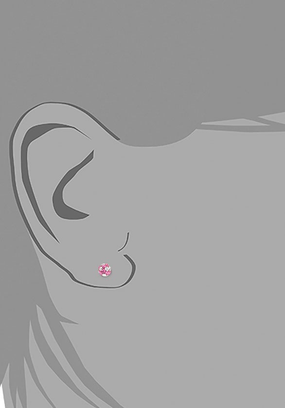 Prinzessin Lillifee Paar Ohrstecker »Shining Star, 2036422«, mit Preciosa Crystal