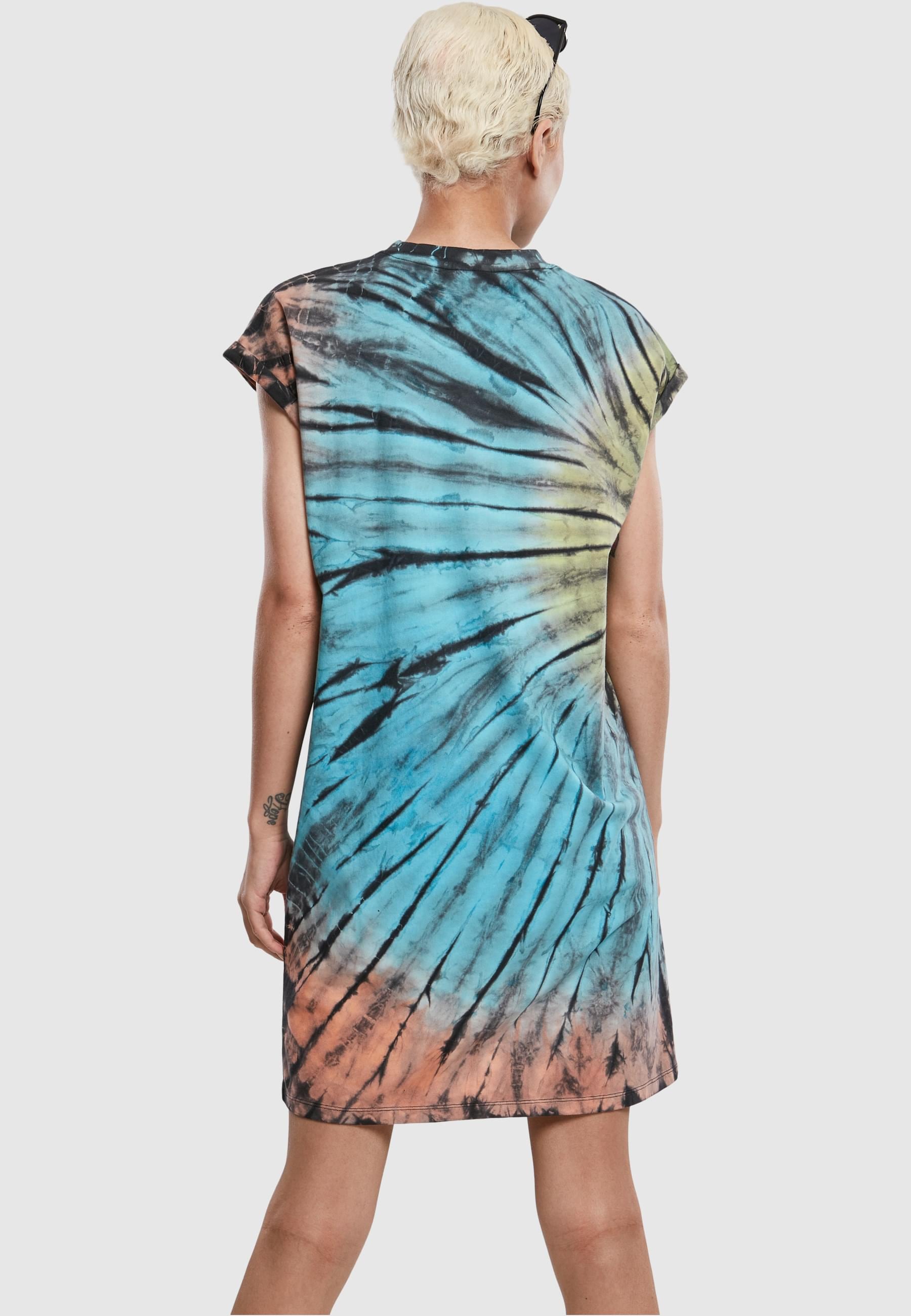 URBAN CLASSICS Shirtkleid »Urban Classics Damen Ladies Tie Dye Dress«, (1 tlg.)