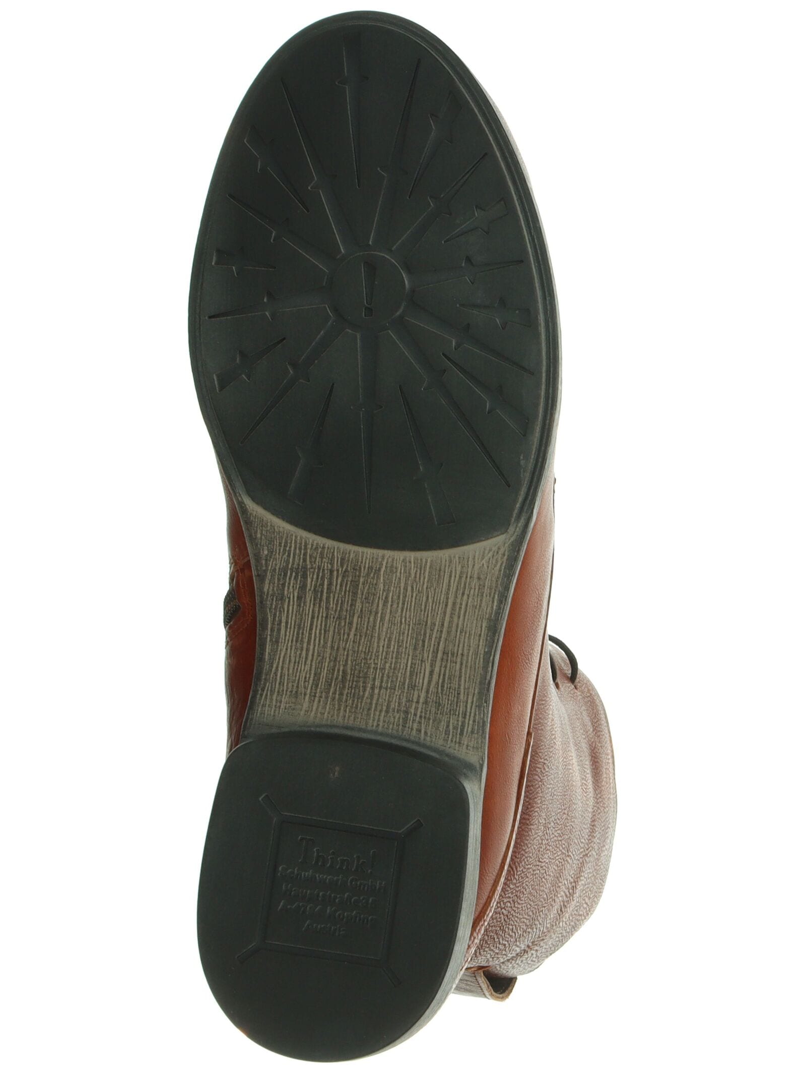 Think! Schnürstiefelette »Think! Stiefelette Nappaleder«