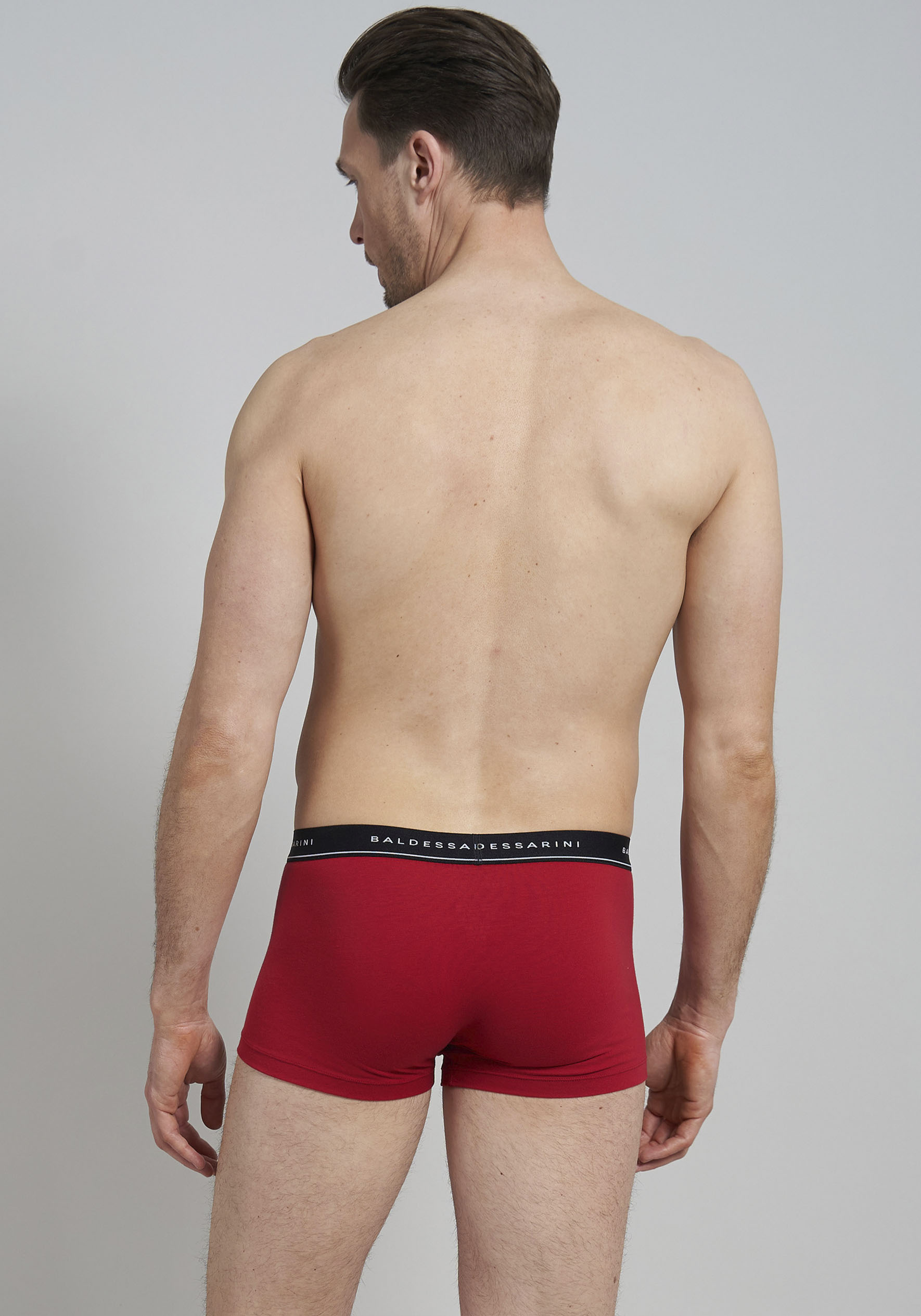 Thumbnail - BALDESSARINI Boxer "Monaco" 3er-Pack, Breiter Bund, eng, elastisch, basic, atmungsaktiv, Baumwollmix