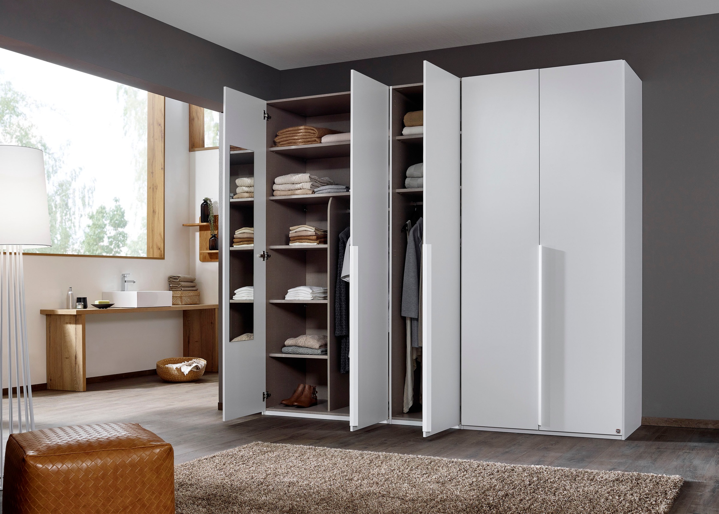 rauch Drehtürenschrank »Purisma« Kleiderschrank Schlafzimmerschrank Schrank, mit umfangreicher Innenausstattung