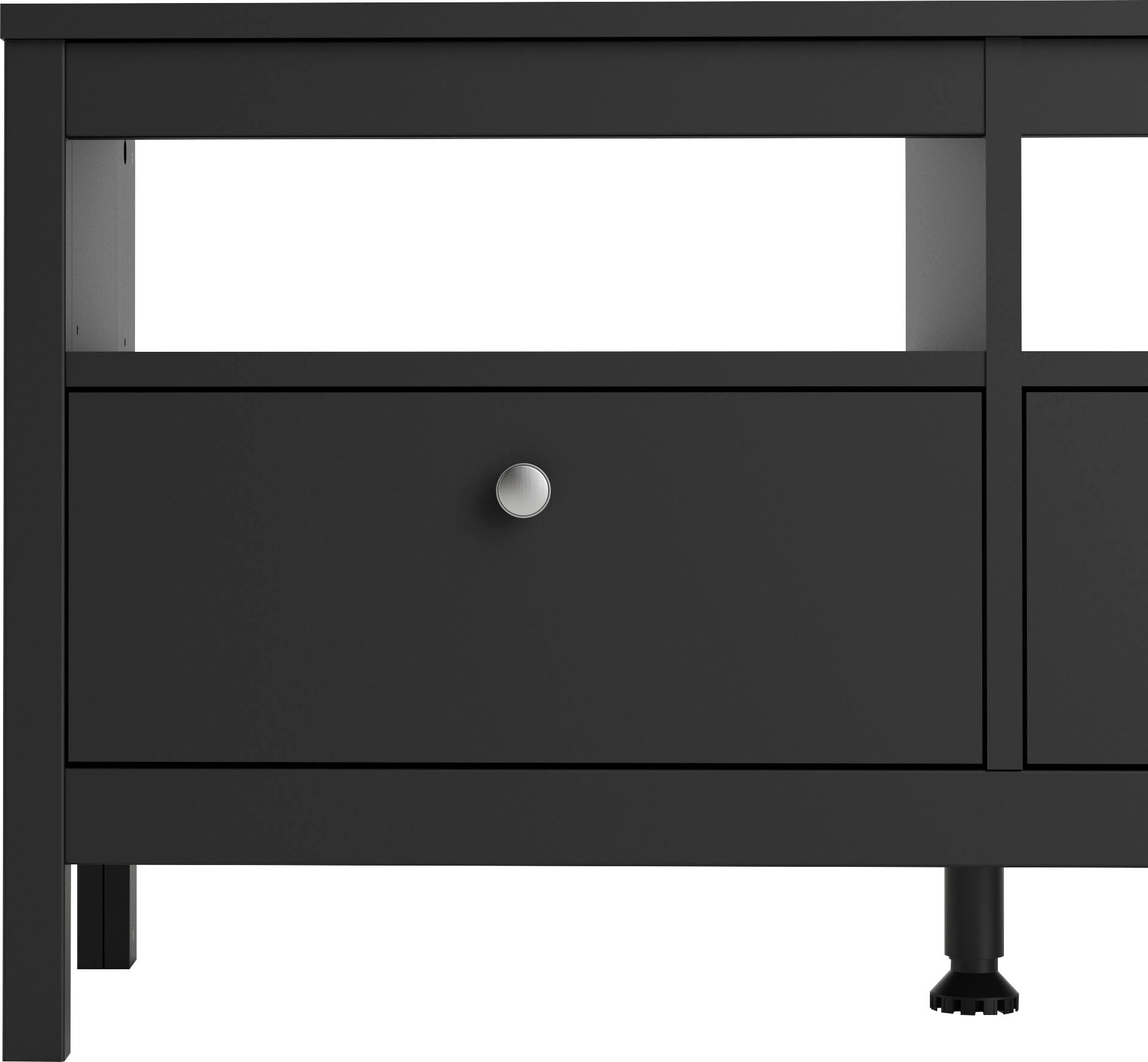 Home affaire TV-Bank »Madrid, TV-Möbel, Fernsehtisch, TV-Unit, Media-Möbel, Sideboard,«, mit 3 Schubladen und 3 offenen Fächern, Breite 151 cm, Höhe 54 cm