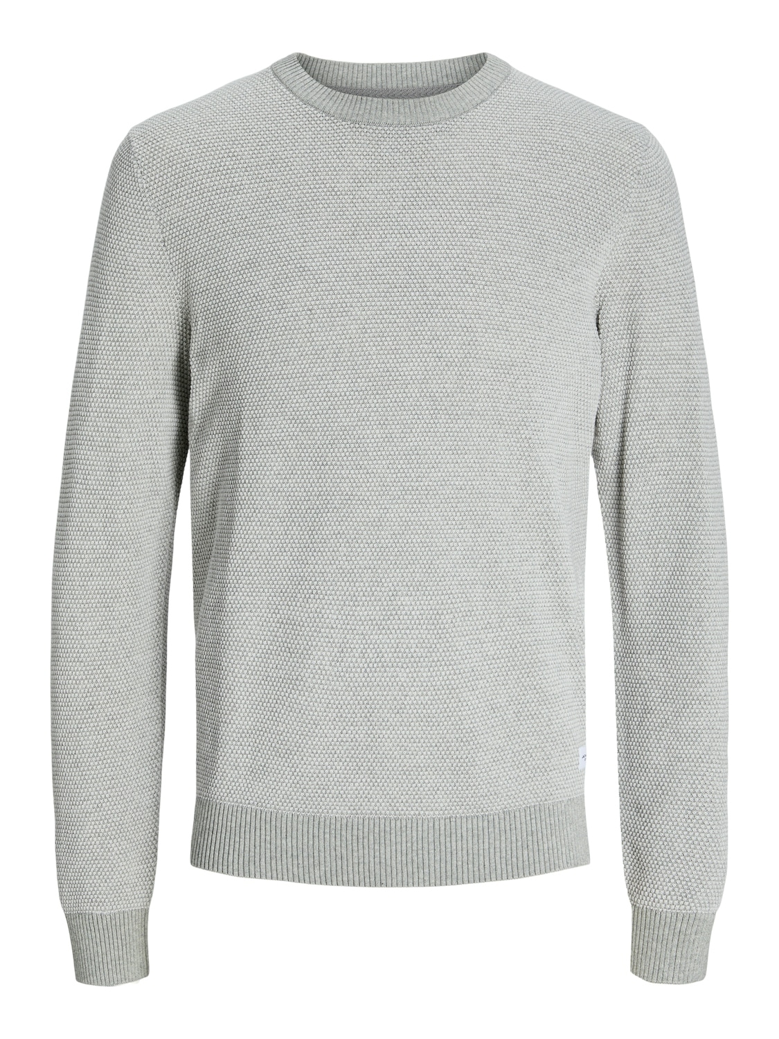Jack & Jones Rundhalspullover »JJEGLOBE KNIT CREW NECK NOOS«, in Strick Optik