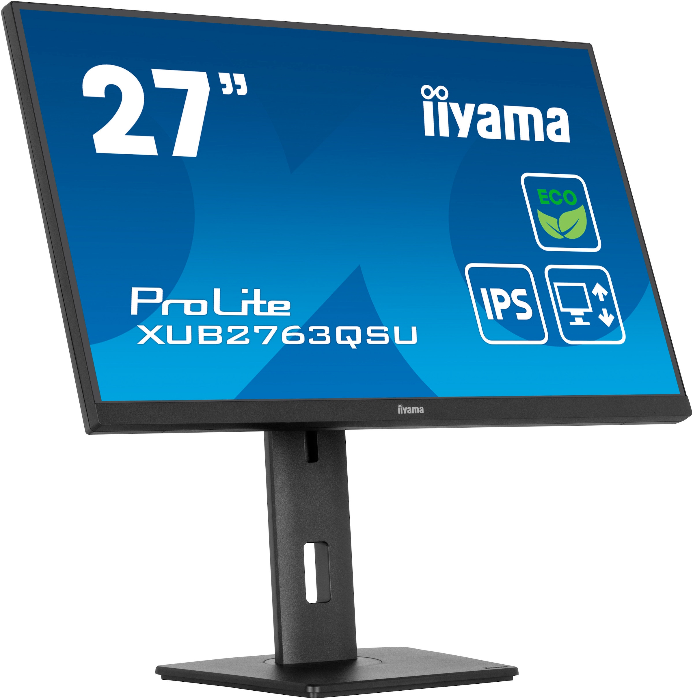 Iiyama LED-Monitor »XUB2763QSU-B1«, 69 cm/27 Zoll, 2560 x 1440 px, QHD, 2 ms Reaktionszeit, 100 Hz