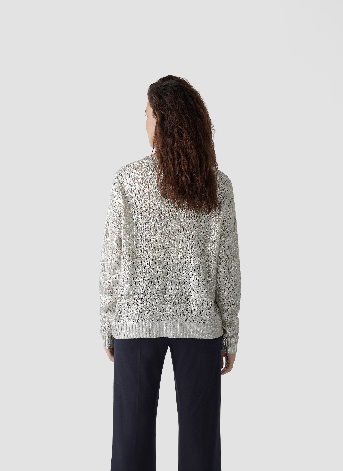 LeComte Strickpullover »LeComte Glitzernder Pullover mit metallischem Finish«