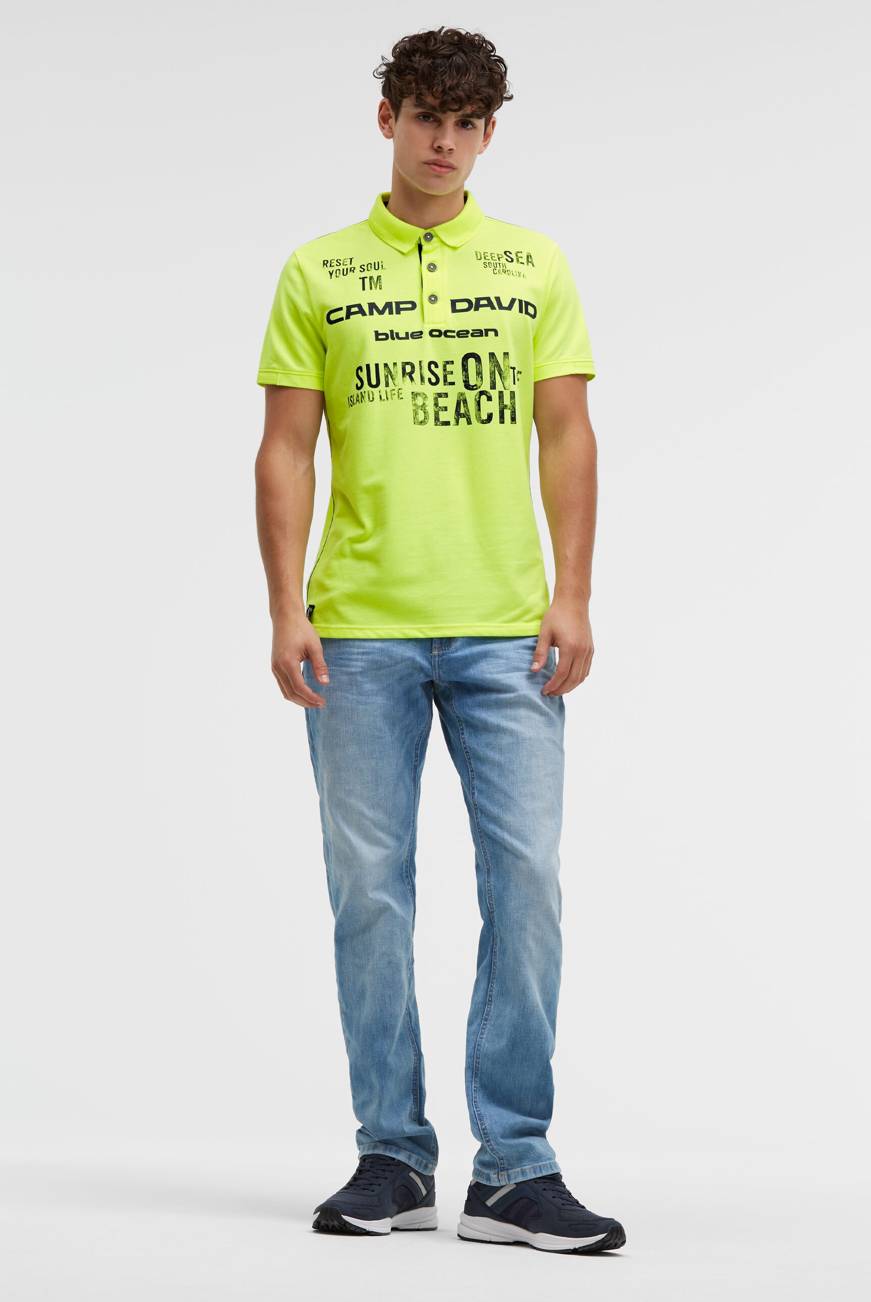 CAMP DAVID Poloshirt aus Baumwolle