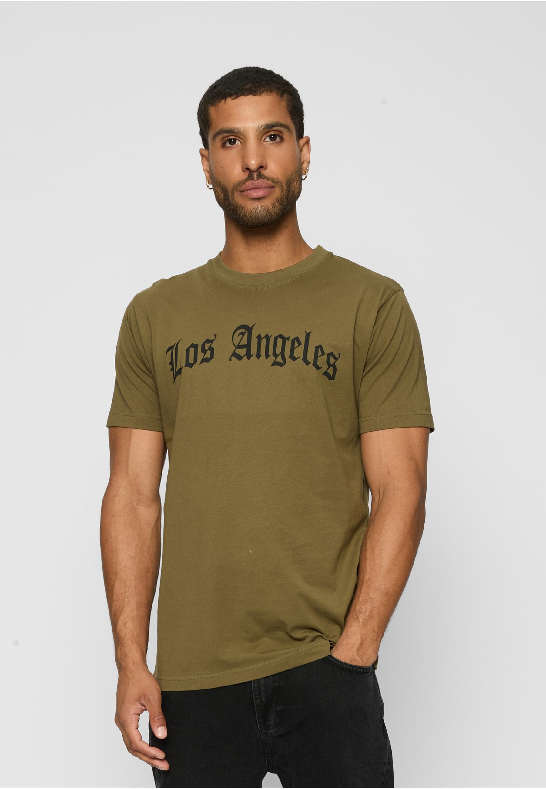 MisterTee T-Shirt »MisterTee Herren Los Angeles Wording Tee«, (1 tlg.)