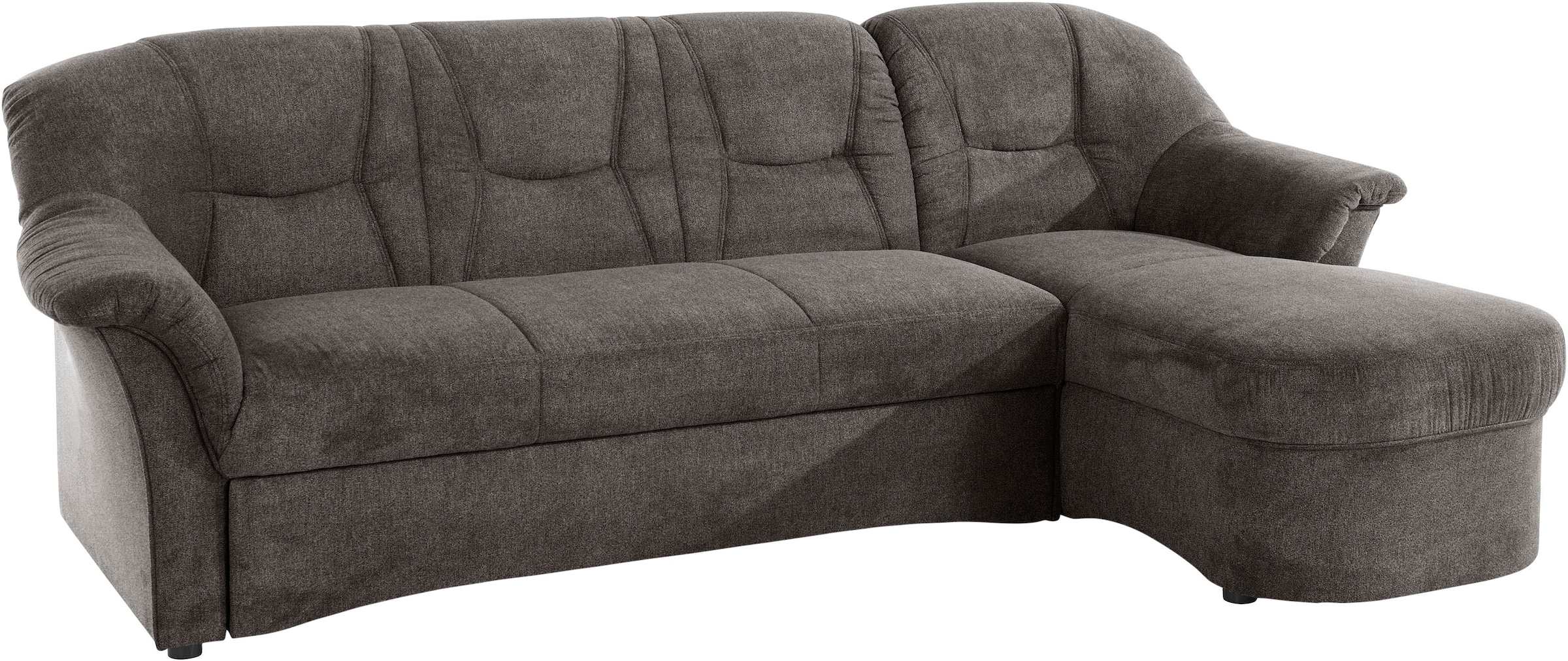 DOMO collection Ecksofa »Sarafina zeitlos und komfortabel, optional mit Federkern, L-Form«, wahlweise mit Bettfunktion