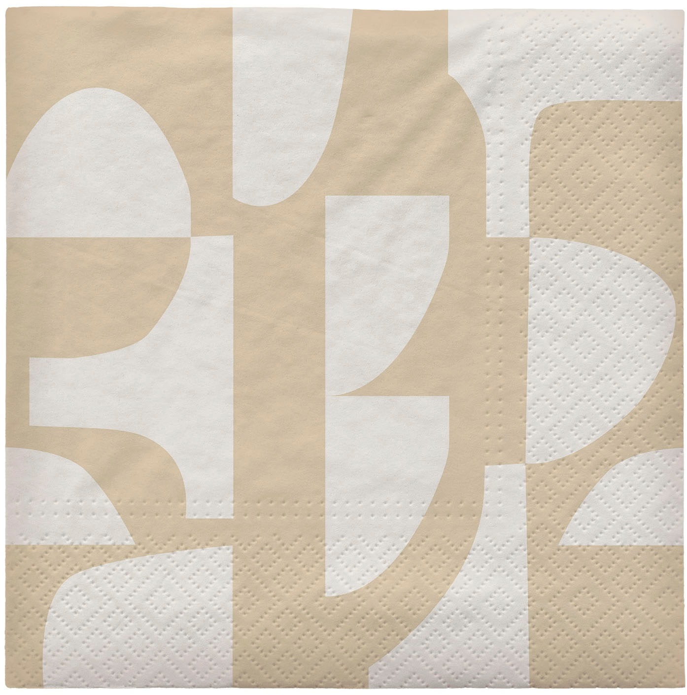 Broste Copenhagen Teeservice »Single Geschirr-Set Nordic Vanilla, inkl. 1 Päckchen Papierserviette«, (Set, 8 tlg.), Beliebte Geschirr Sets Exclusiv mit Geschenk