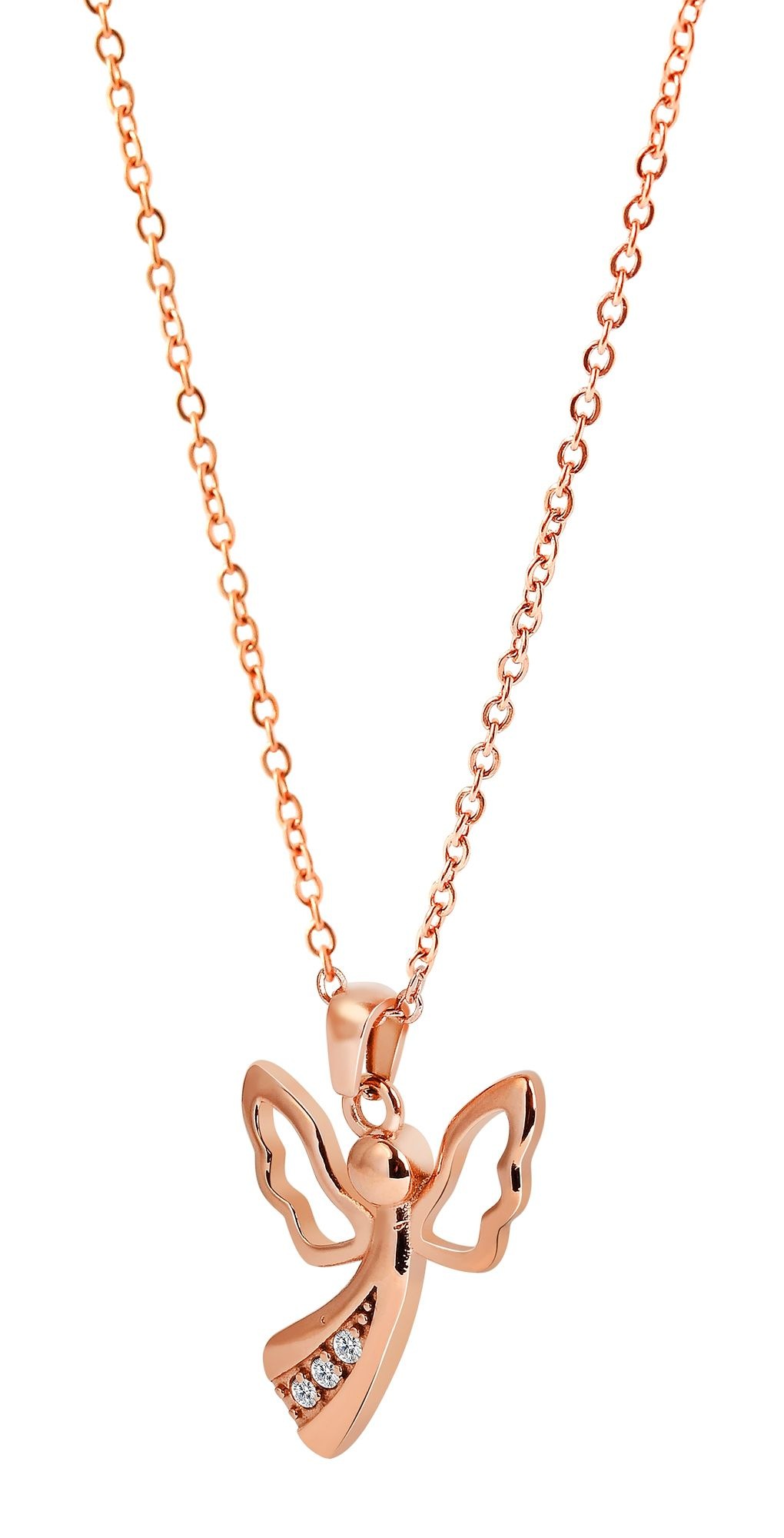 Adelia´s Kette ohne Anhänger »Halskette mit Anhänger – Engel aus Edelstahl« Perfekt als Geschenk für besondere Menschen