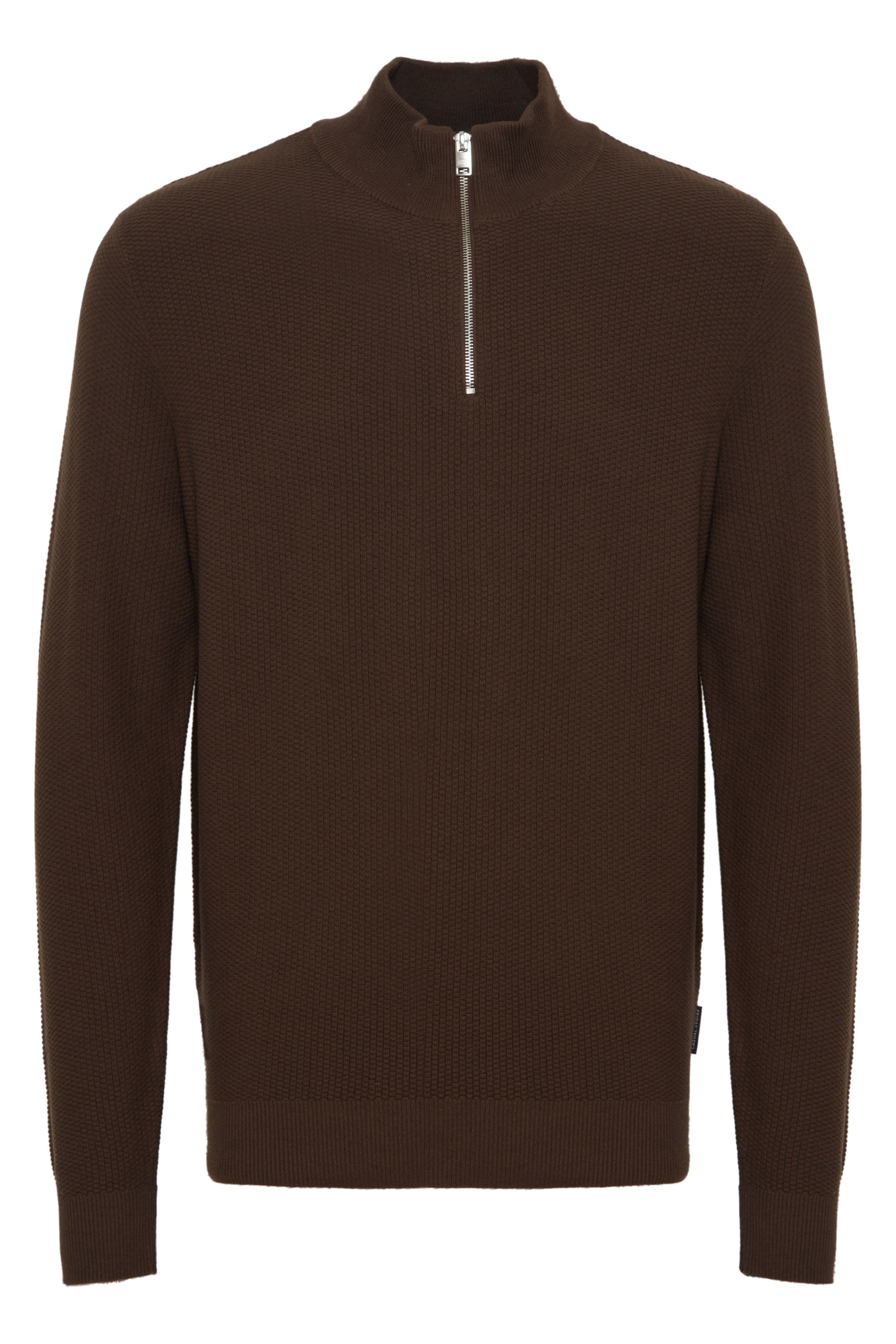 Casual Friday Troyer "Troyer CFKARL 0160 structured halfzip knit"