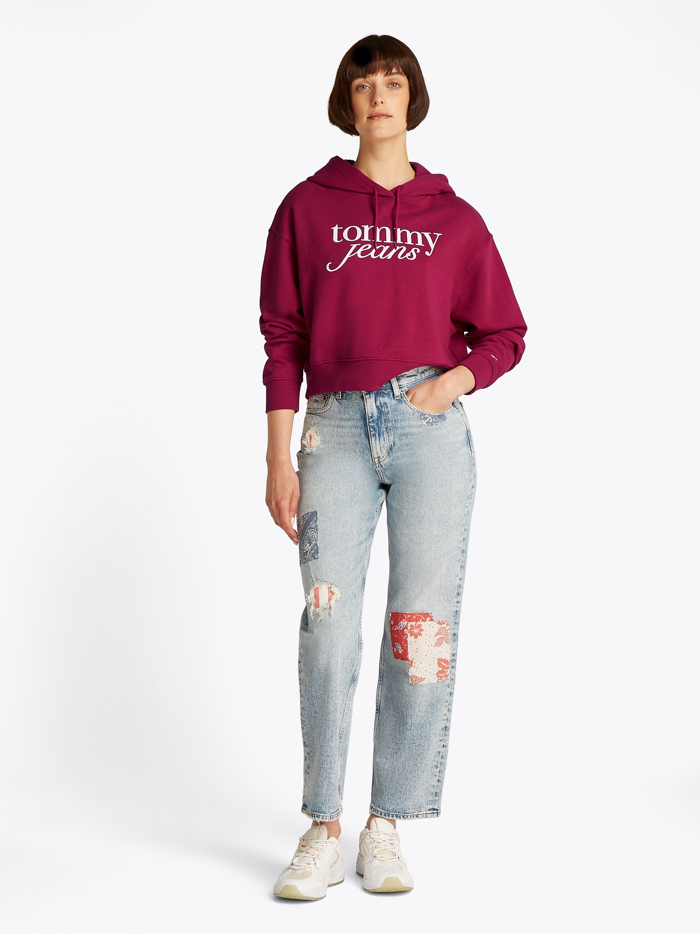 Tommy Jeans Hoodie »TJW RLX CRP SCRIPT HOODIE EXT«, mit Logoschriftzug