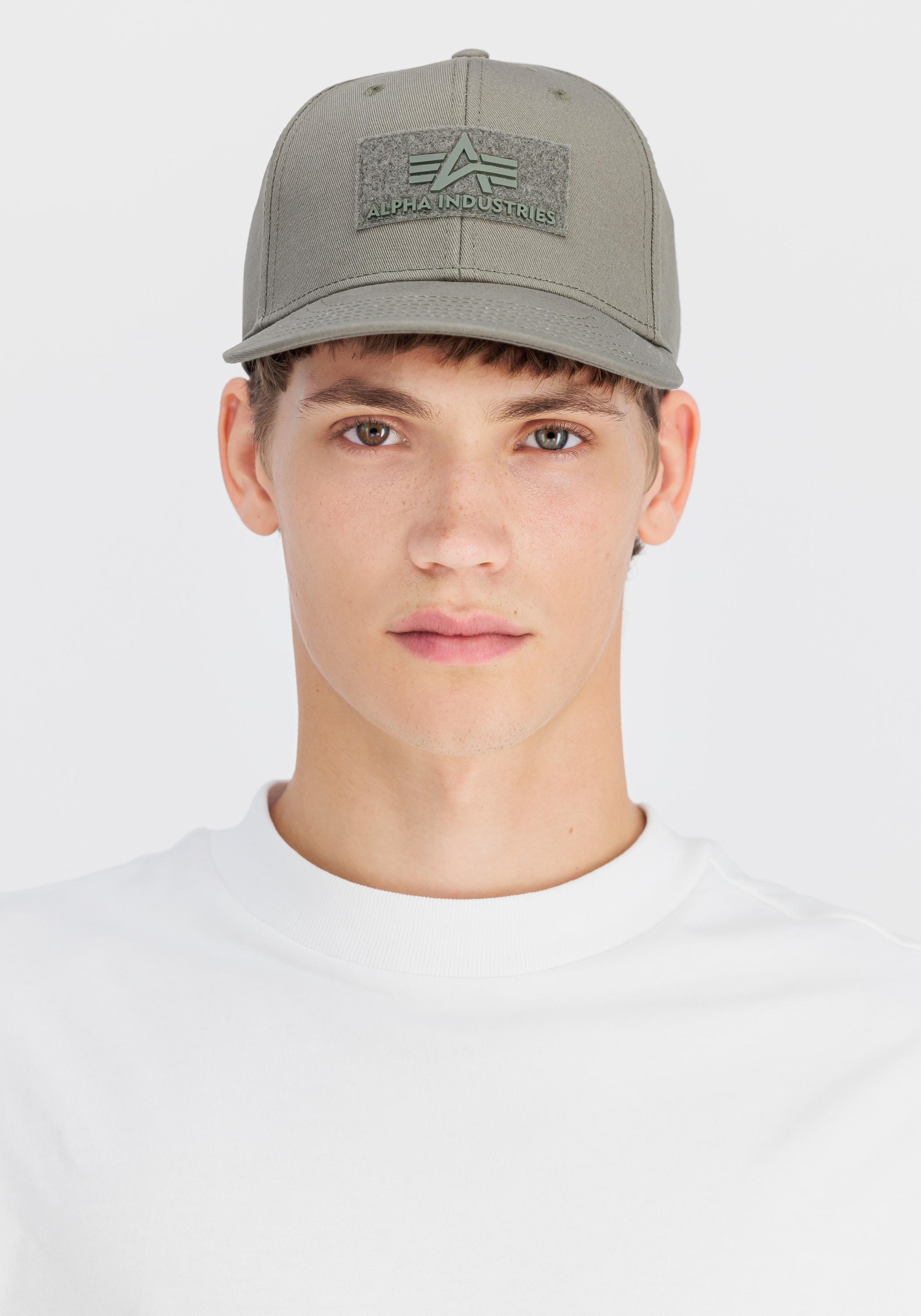 "Trucker Cap ALPHA INDUSTRIES ""VLC Cap"", Herren, Gr. onesize, grün (dunkelgrün), Baumwolle, Caps"