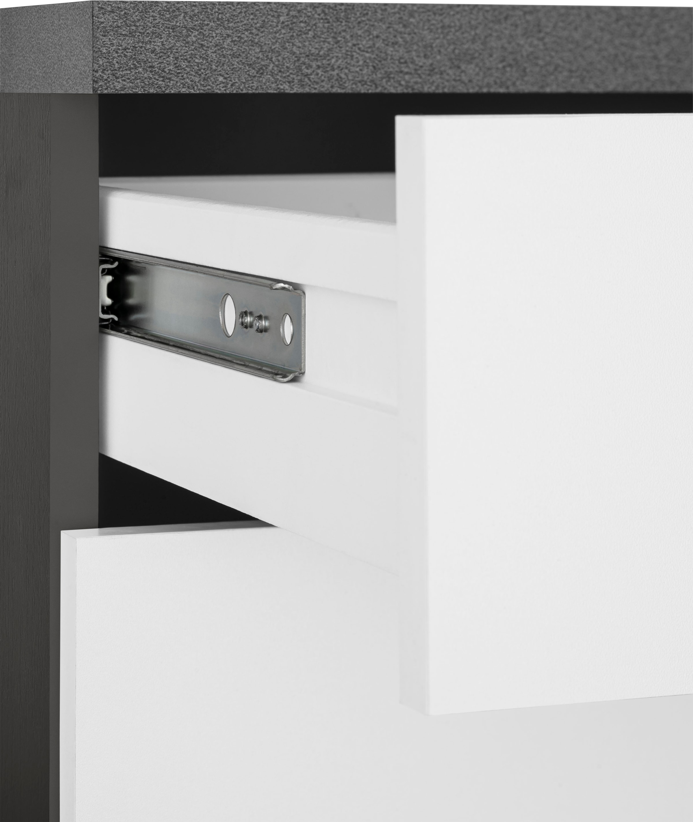 KOCHSTATION Küchenzeile »KS-Paris« mit E-Geräten, Breite 290 cm