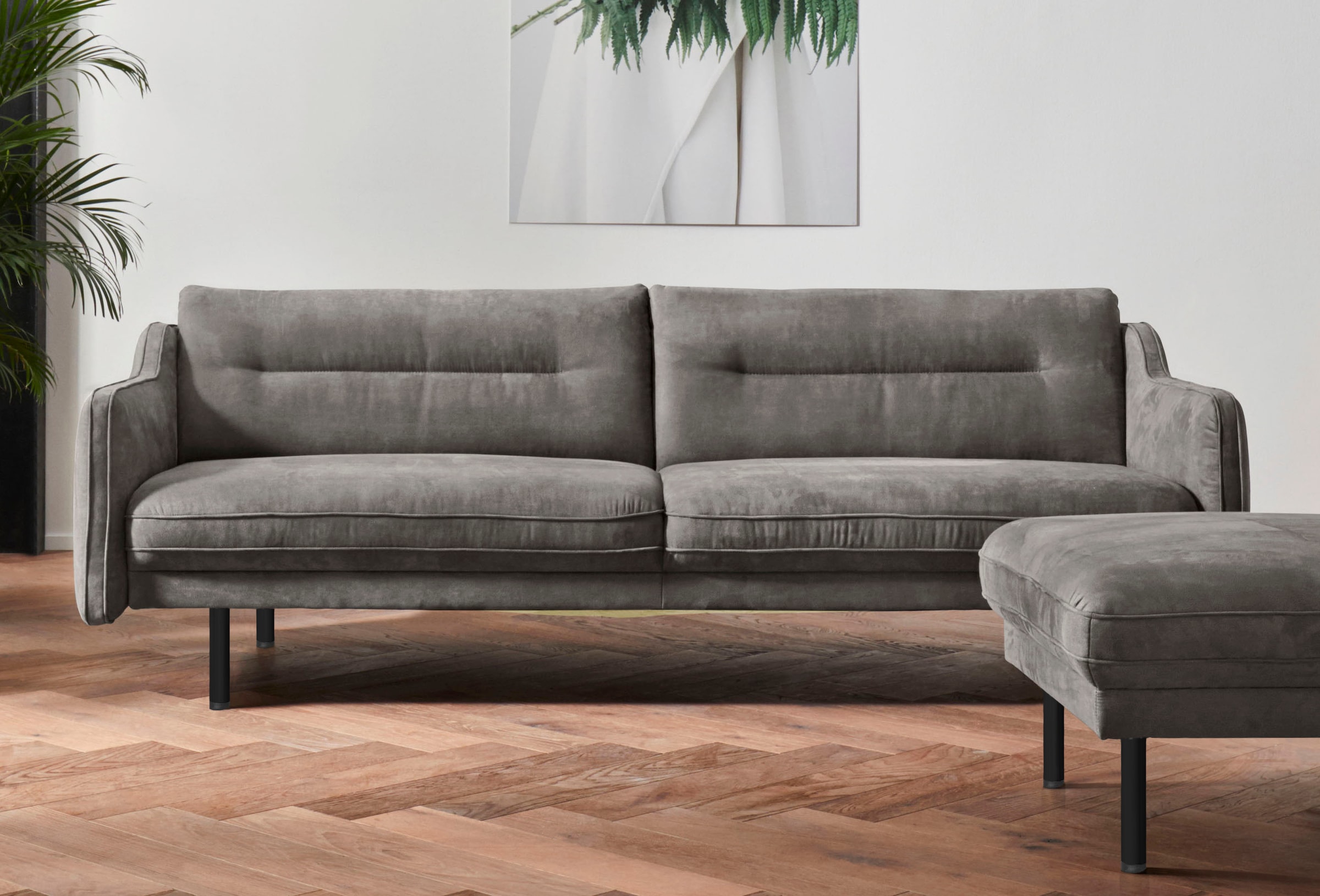 Home affaire 2,5-Sitzer "Nordfyn" edles Design in 3 Bezugsqualitäten, Desig günstig online kaufen