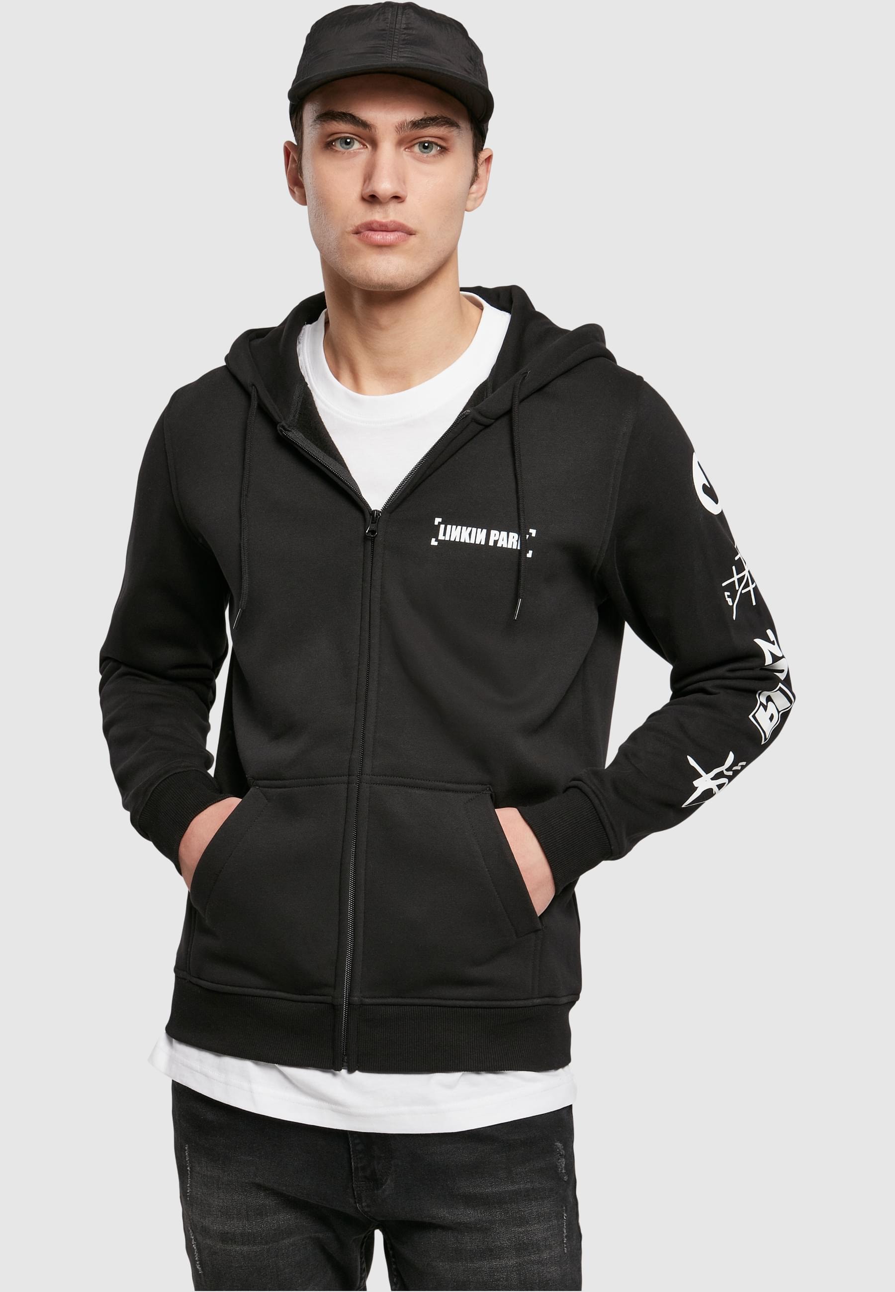 Merchcode Sweatjacke »Merchcode Herren Linkin Park Anniversary Logo Zip Hoody«