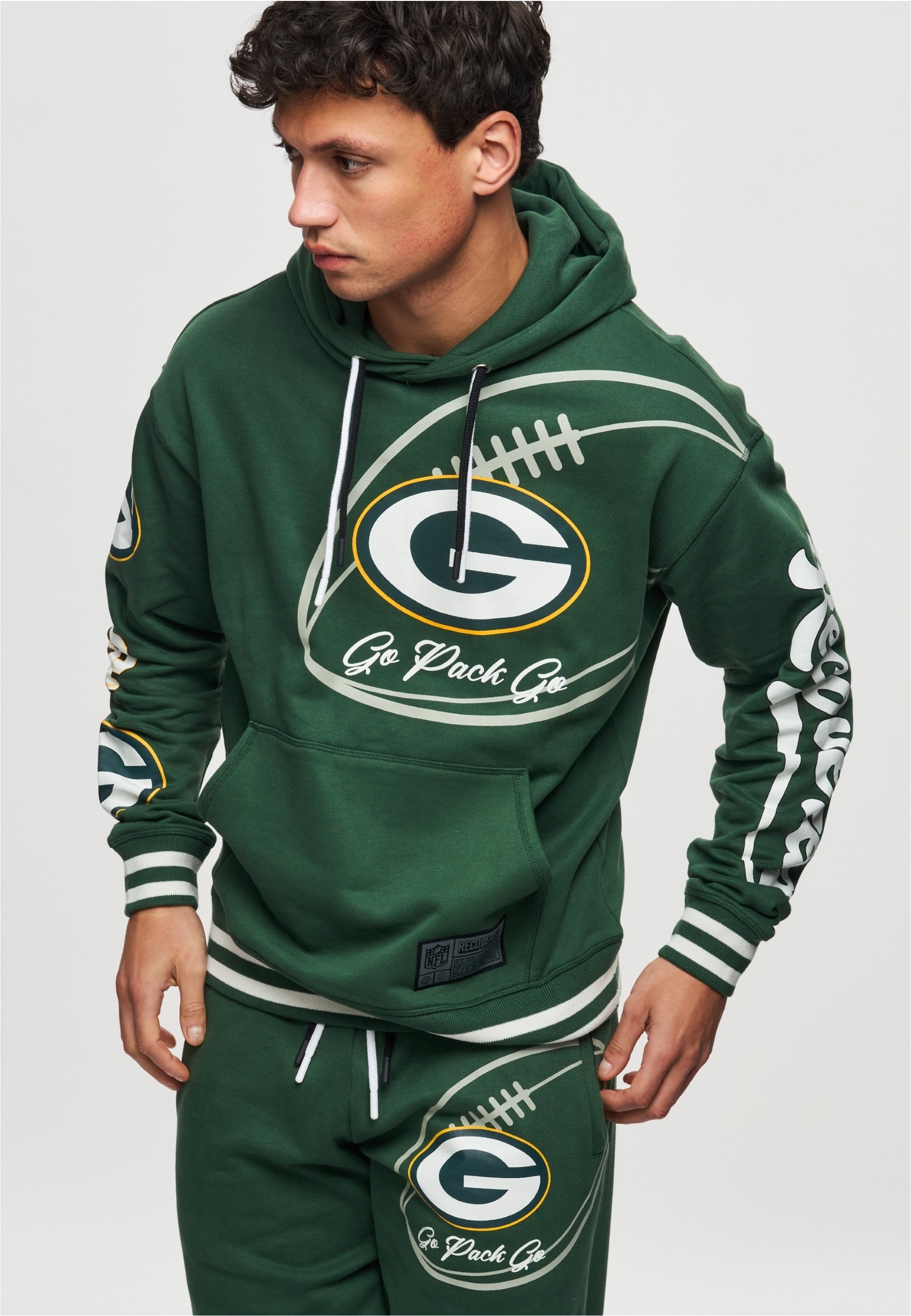 Recovered Kapuzensweatshirt »NFL Packers Go Pack Go«, im zeitlosen Design