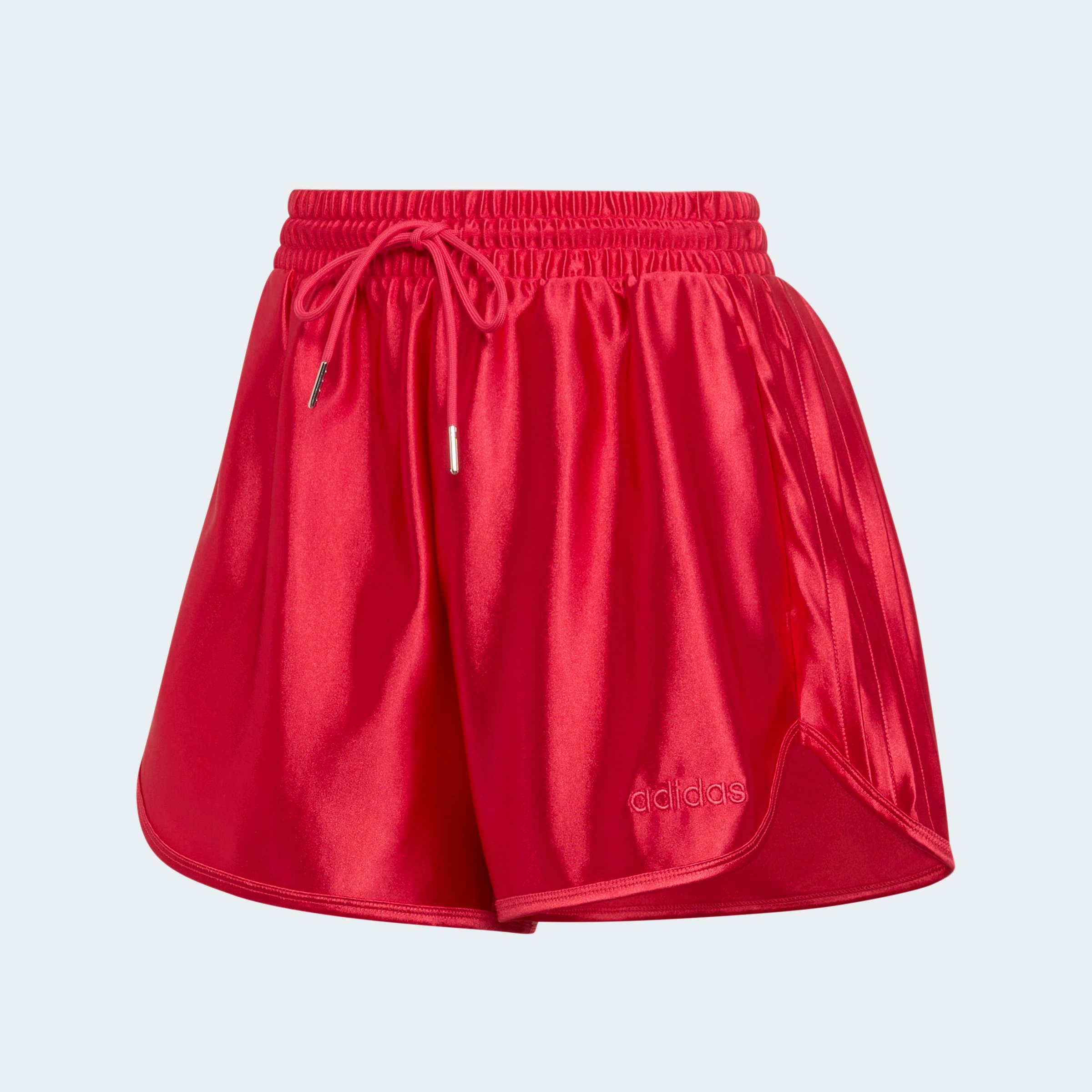 adidas Sportswear Shorts "SEASONAL ESSENTIALS SATIN" für Erwachsene, ohne Verschluss, aus Polyester und Elasthan