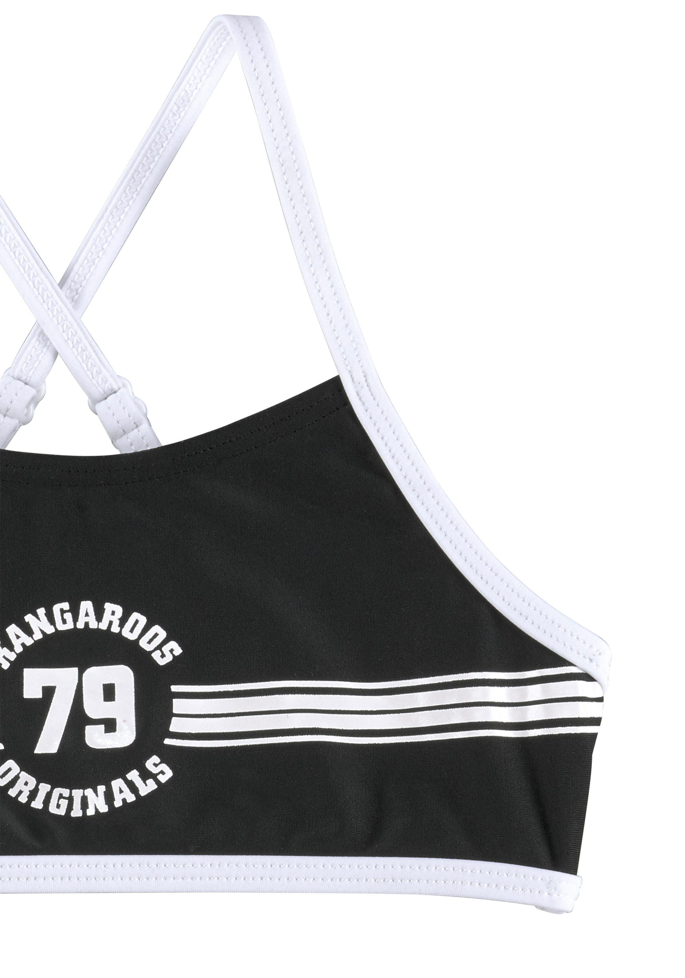 für BAUR KangaROOS Bustier-Bikini Frontdruck ▷ | »Sporty«, sportlichem mit