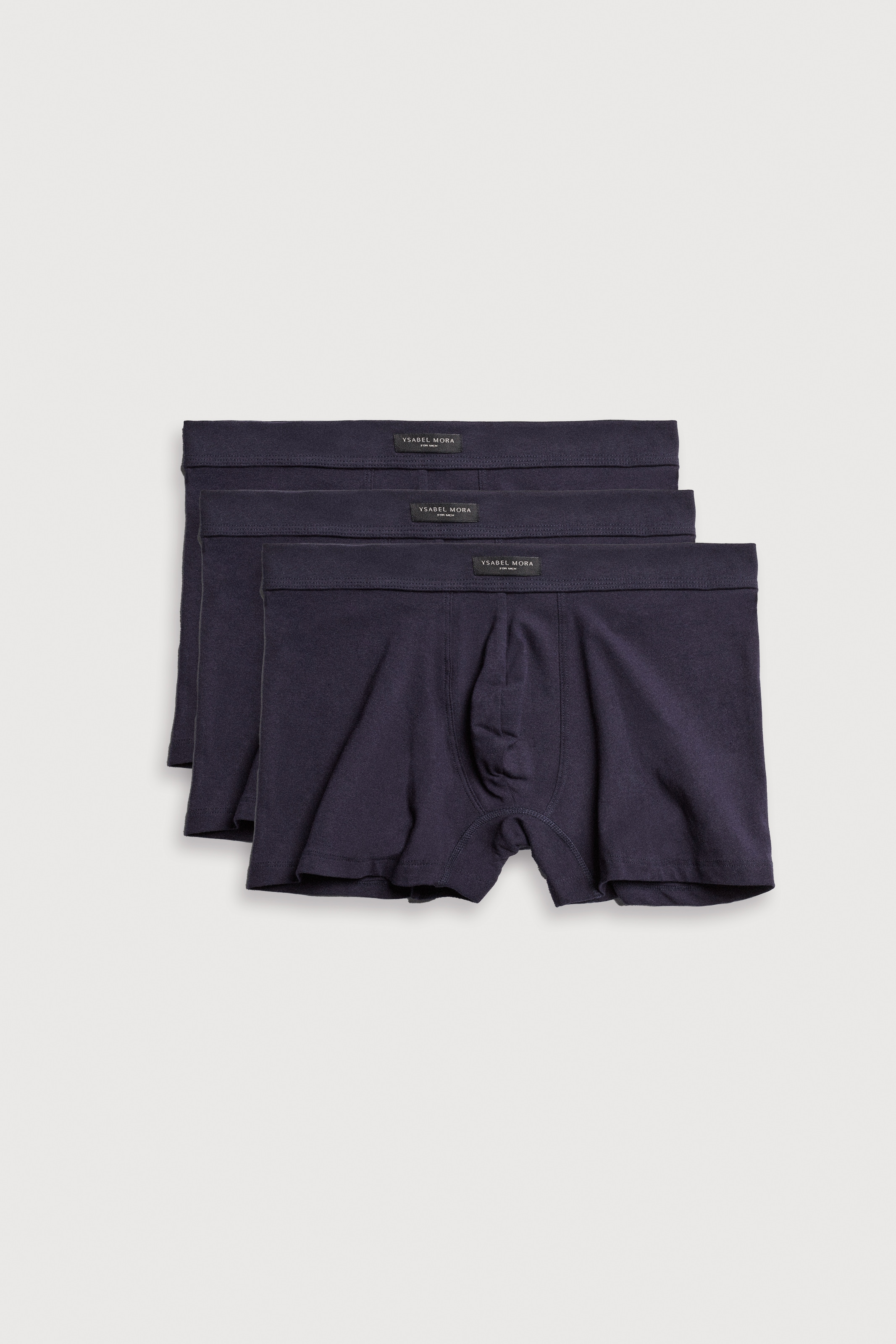 YSABEL MORA Boxershorts "BASIC COLLECTION COTTON", (3er Pack), mit perfektem Material und Passform für jeden Mann