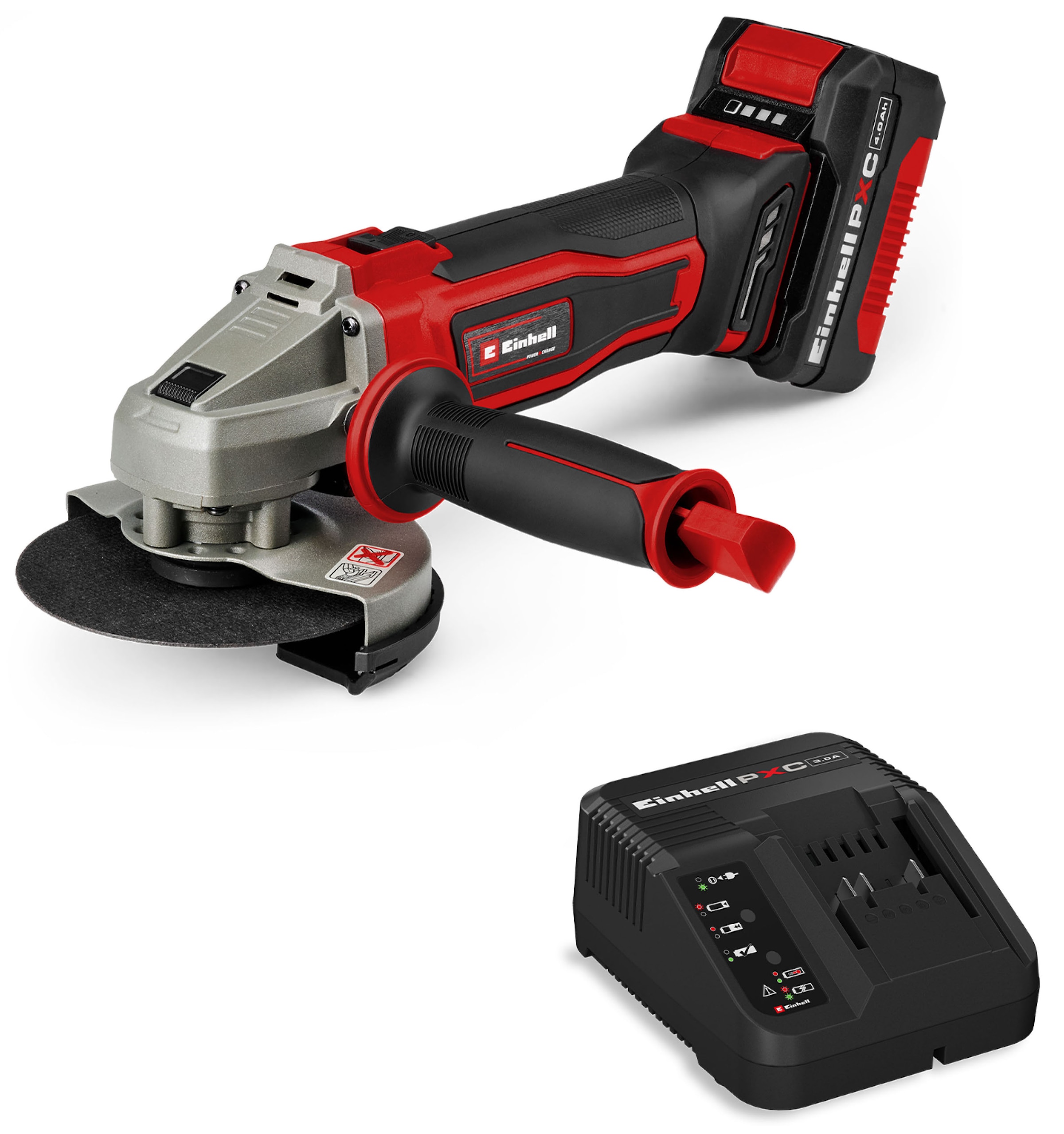 Einhell Akku-Winkelschleifer »TE-AG 18/125-2 Li (1x 4,0 Ah)« Set,  inkl. 4,0 Ah Akku und Ladegerät