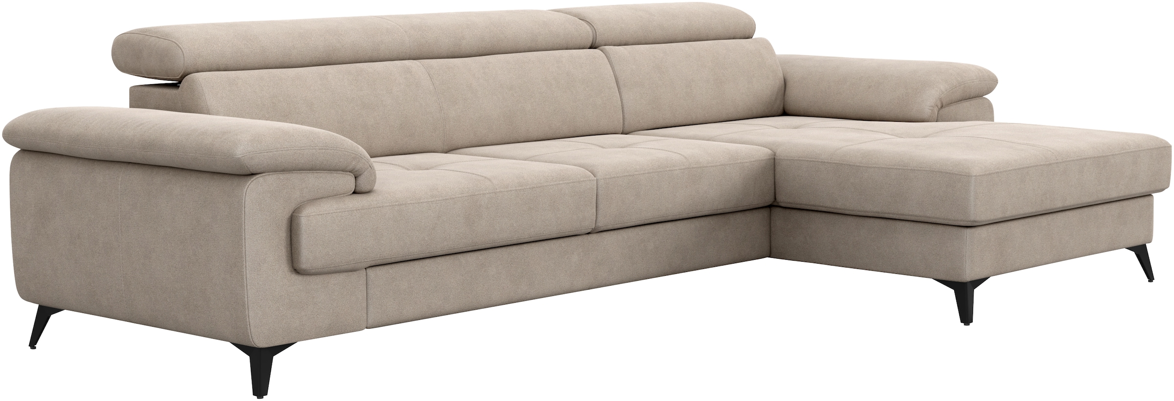 COTTA Ecksofa »Astra L-Form, B: 300 cm« mit Kopfteilverstellung, optional Bettfunktion & Bettkasten
