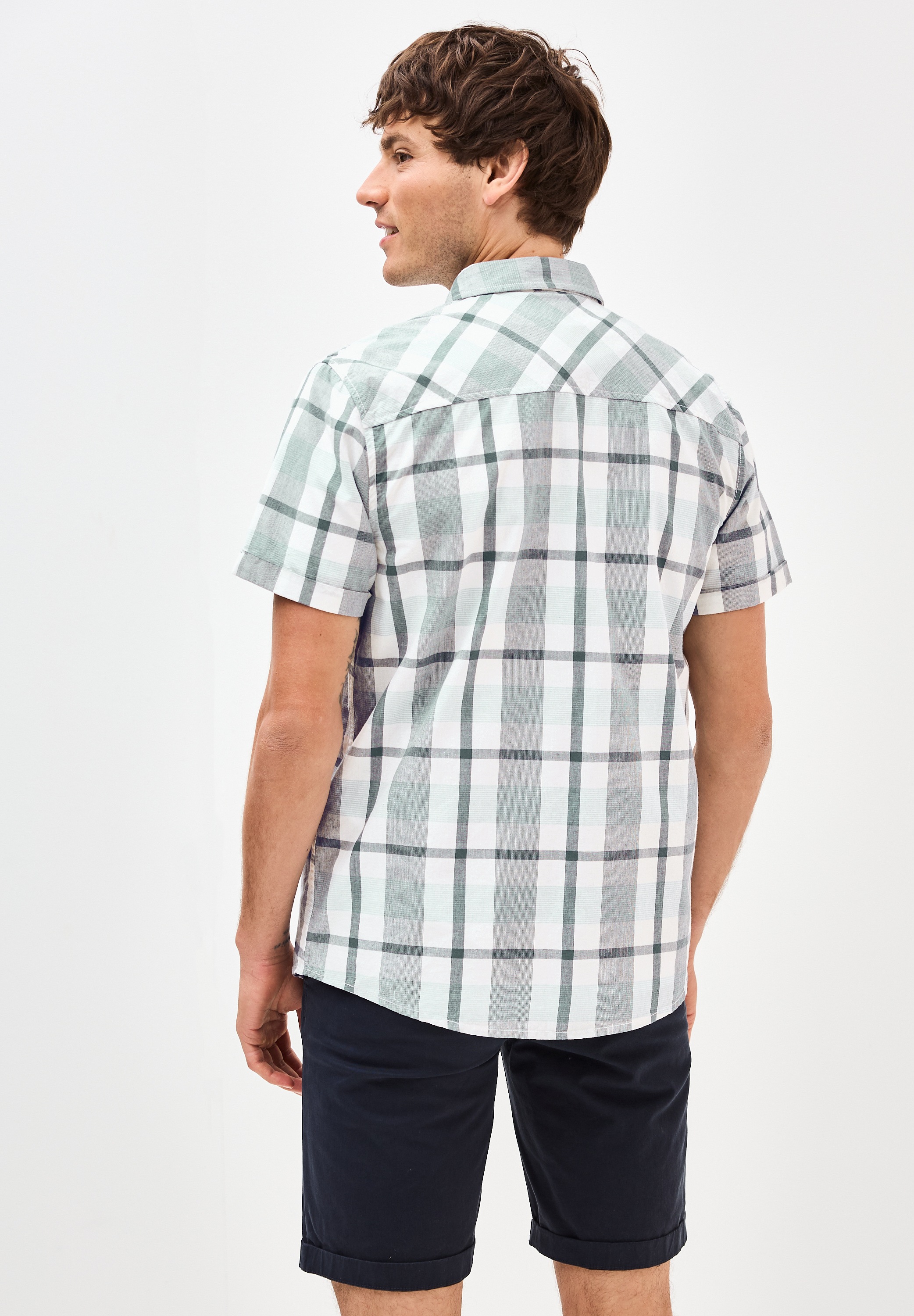 STREET ONE MEN Kurzarmhemd mit Knopfleiste günstig online kaufen