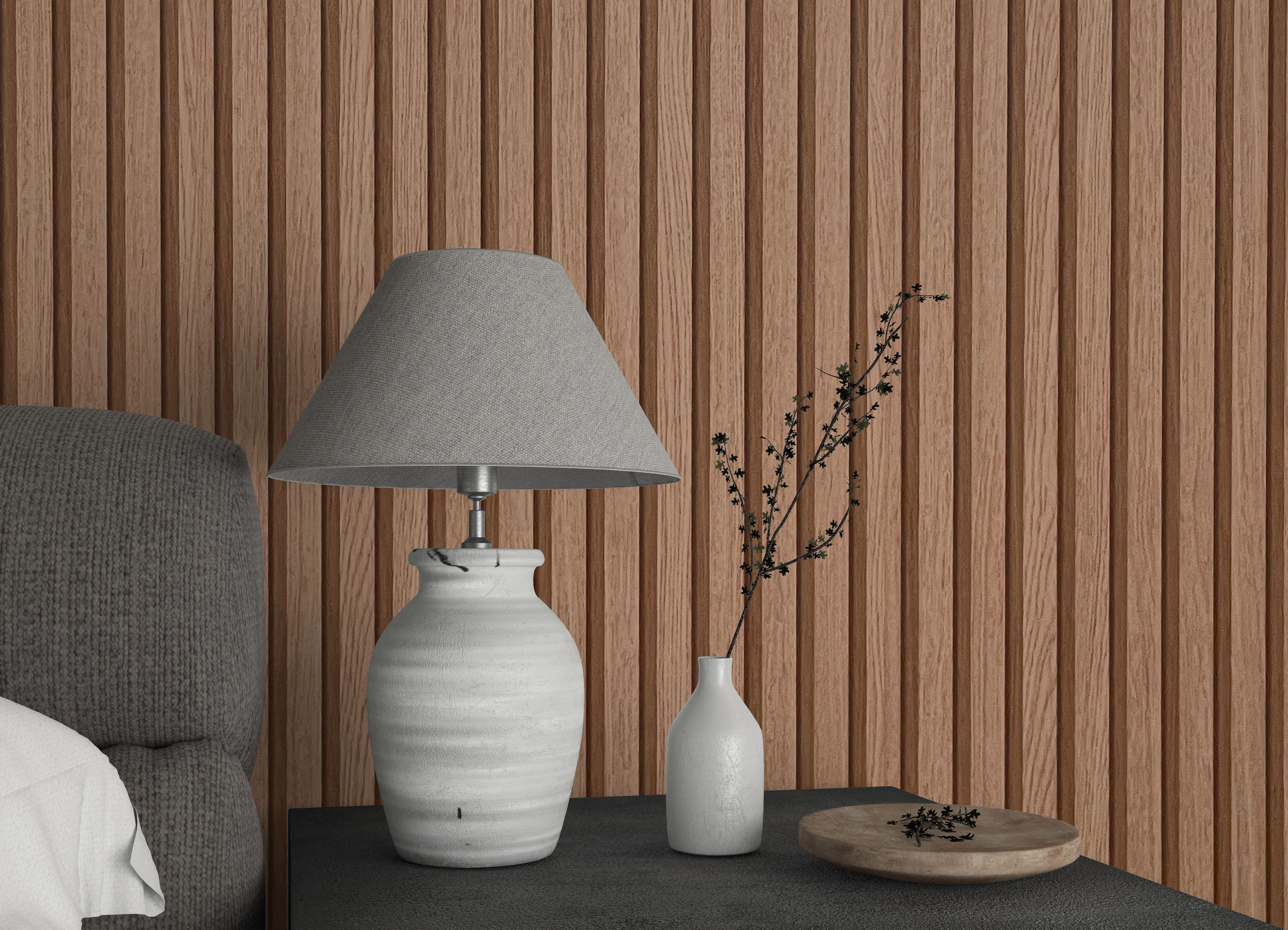 Marburg Vliestapete "Timber Wandpaneele Optik" matt geprägt 3D moderne Tapete für Wohnzimmer Schlafzimmer Küche