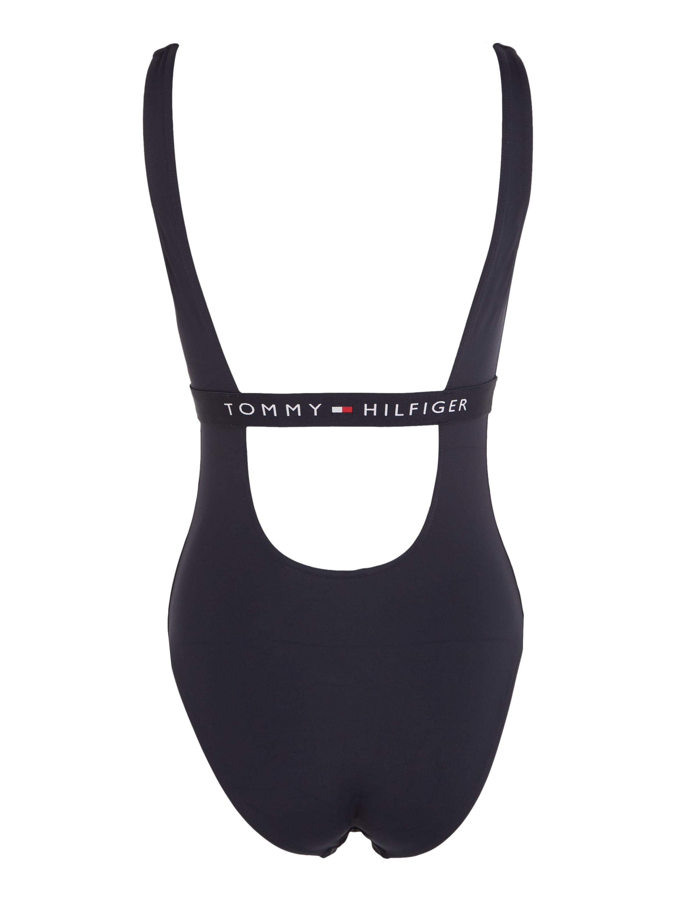 Tommy Hilfiger Swimwear Badeanzug Hilfiger-Branding mit online | Tommy PIECE«, BAUR »TH kaufen ONE