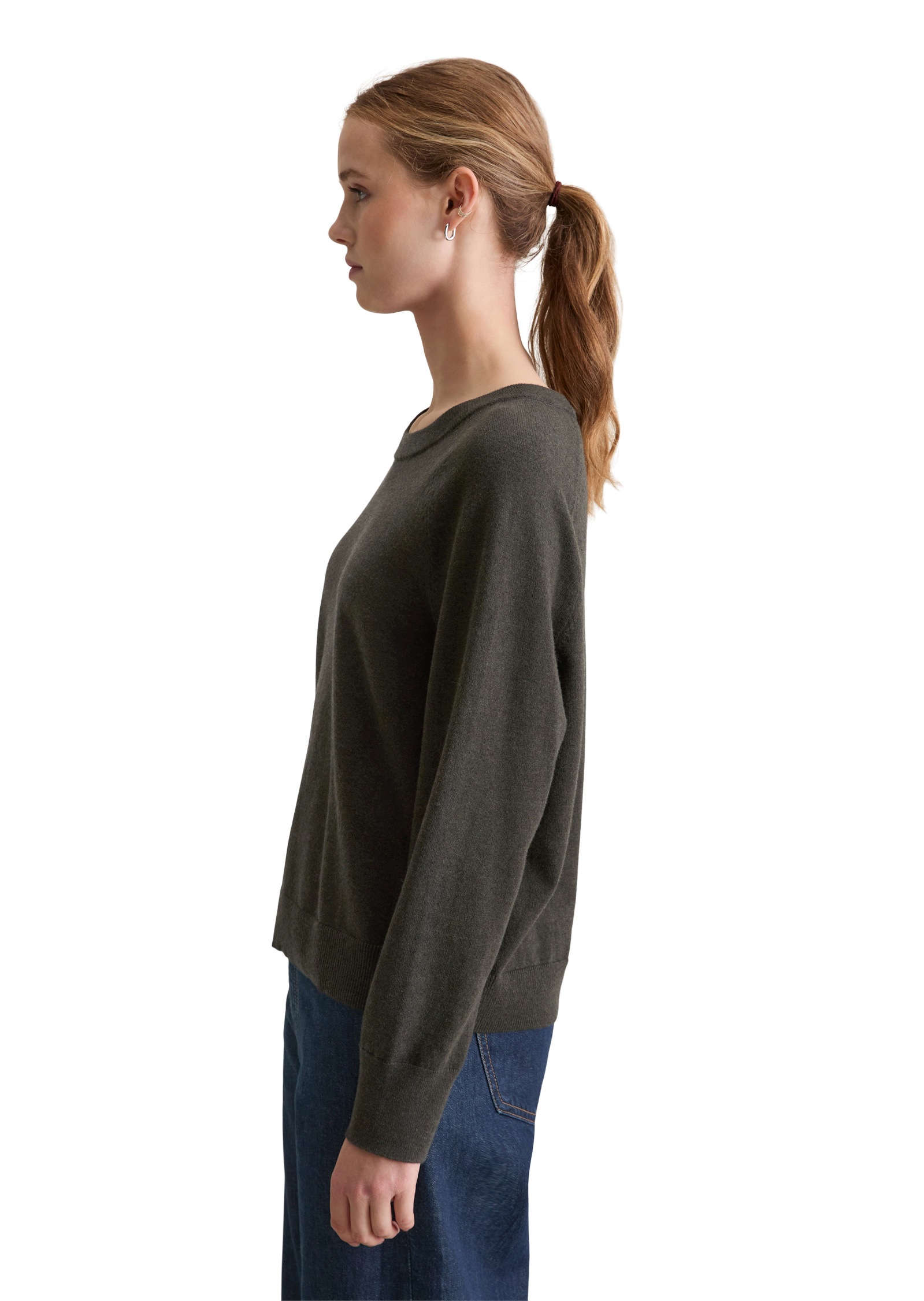 Marc OPolo DENIM Strickpullover "aus Soft Cotton Stretch" günstig online kaufen