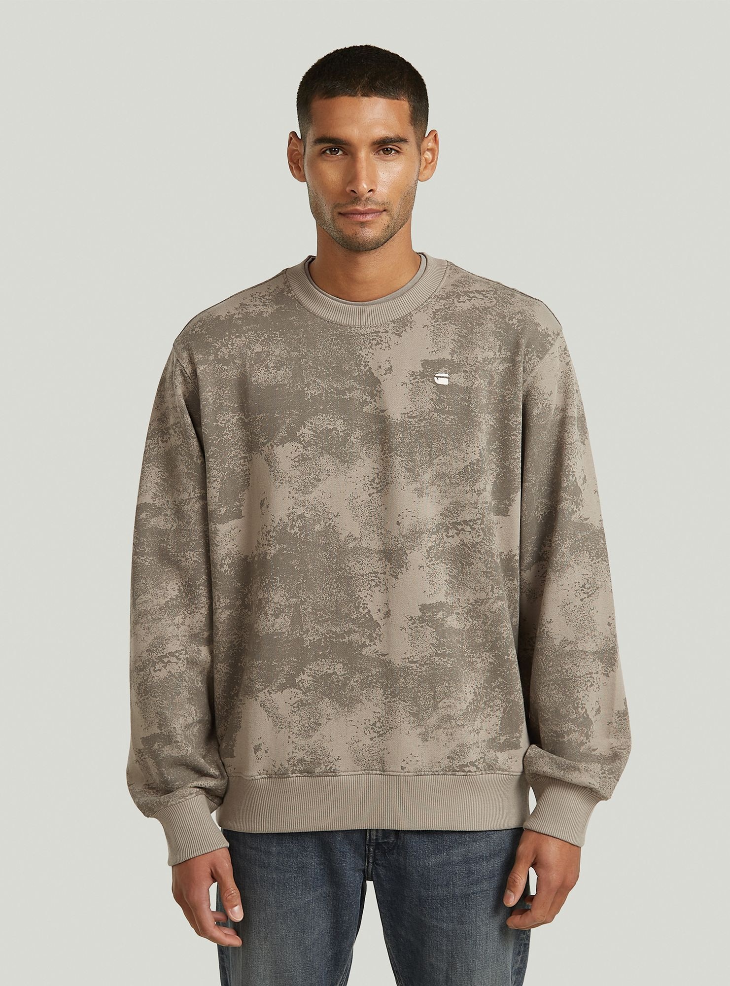 G-STAR Longpullover "Allover Print Sweatshirt" günstig online kaufen