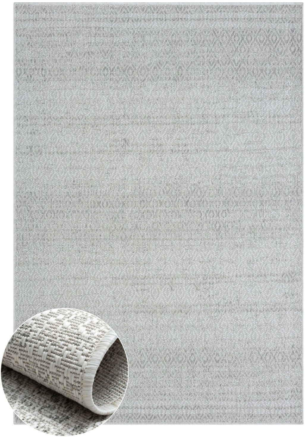 Myflair Möbel & Accessoires Teppich »Vision Lagerräumung«, rechteckig, 6 mm Höhe, kariert, Outdoor geeignet, Balkon, Terrasse