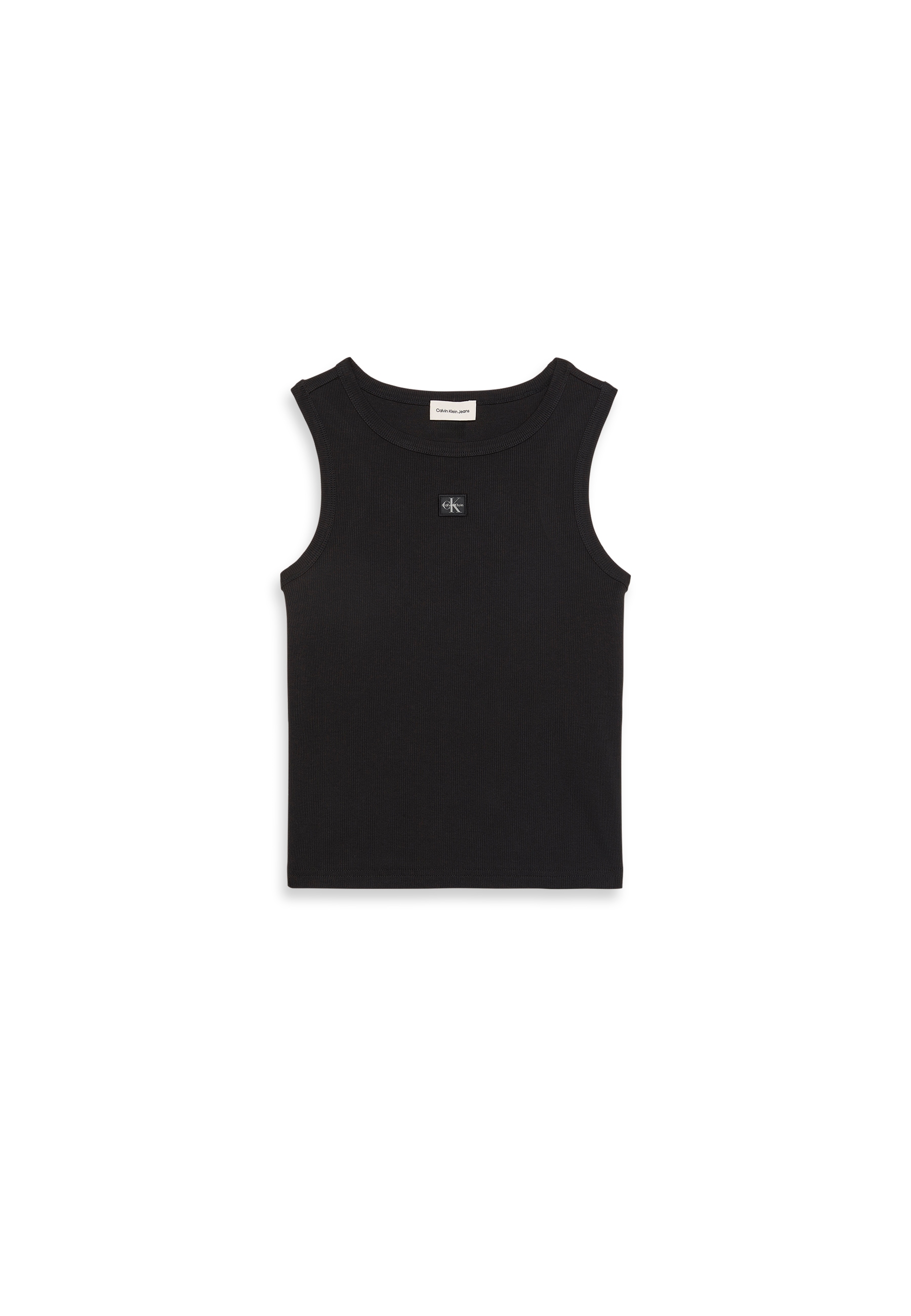 Calvin Klein Jeans Tanktop »A - WVN LBL 2X2 CTTN«, Mit Rundhalsausschnitt