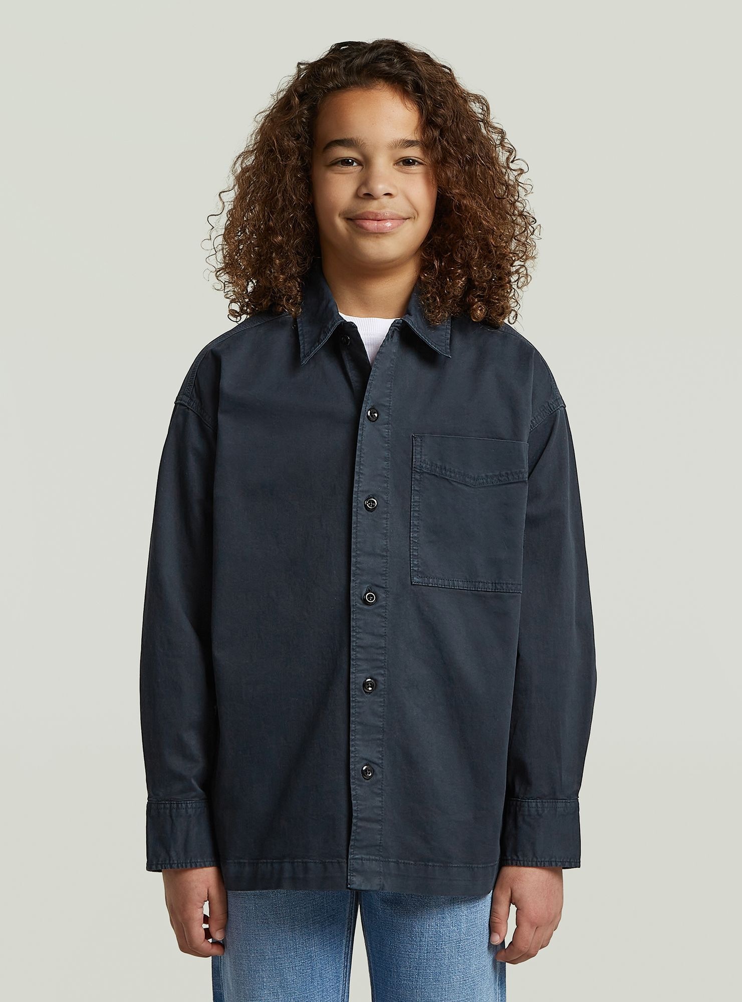 G-STAR Langarmshirt "Boys Boxy Fit Hemd"