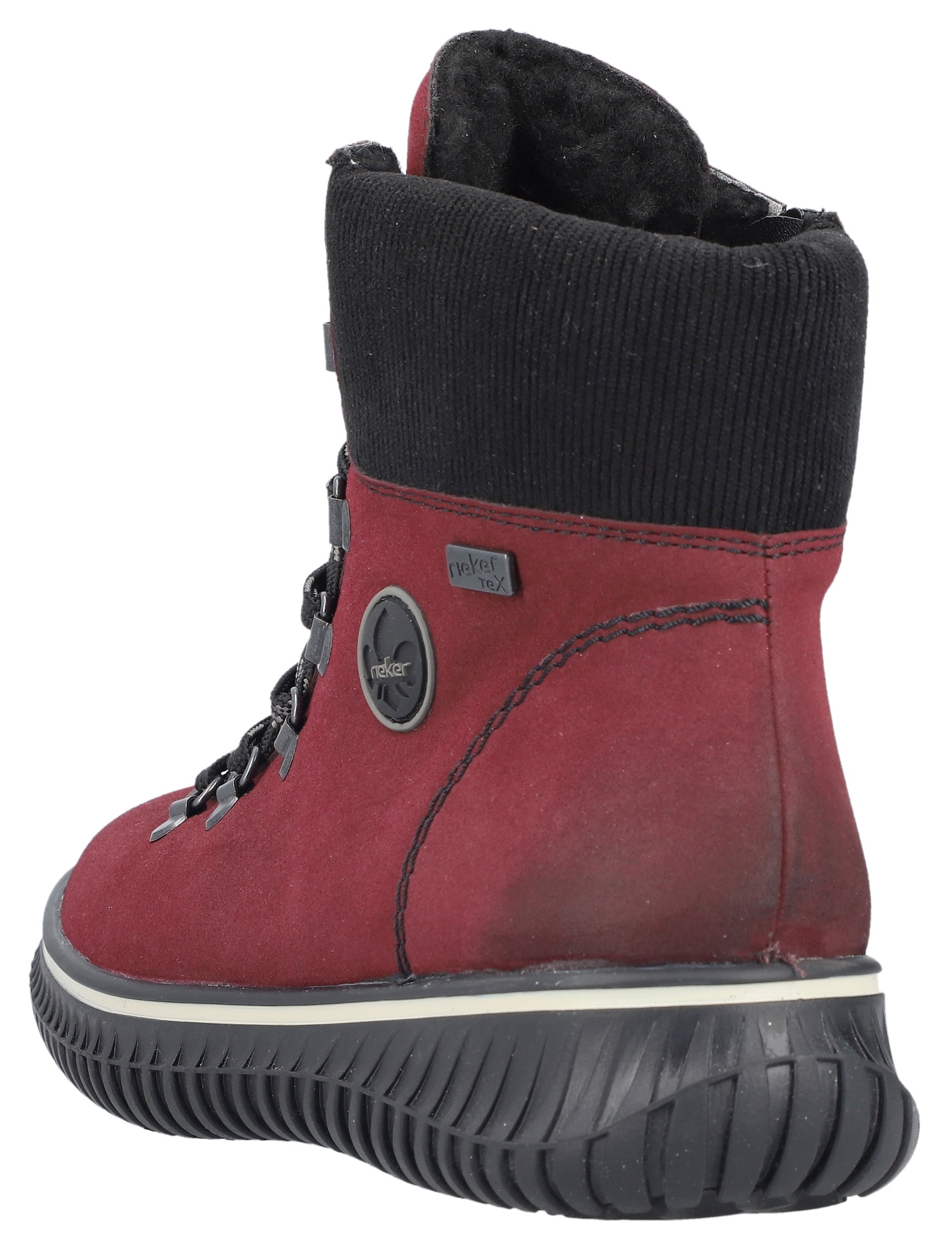 Rieker Winterboots, Schnürboots, Stiefelette, TEX-Membran, mit gepolstertem Schaftrand