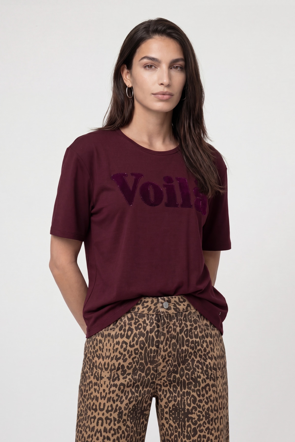 Monari T-Shirt "Shirt Voilá" Regular fit mit Rundhalsausschnitt