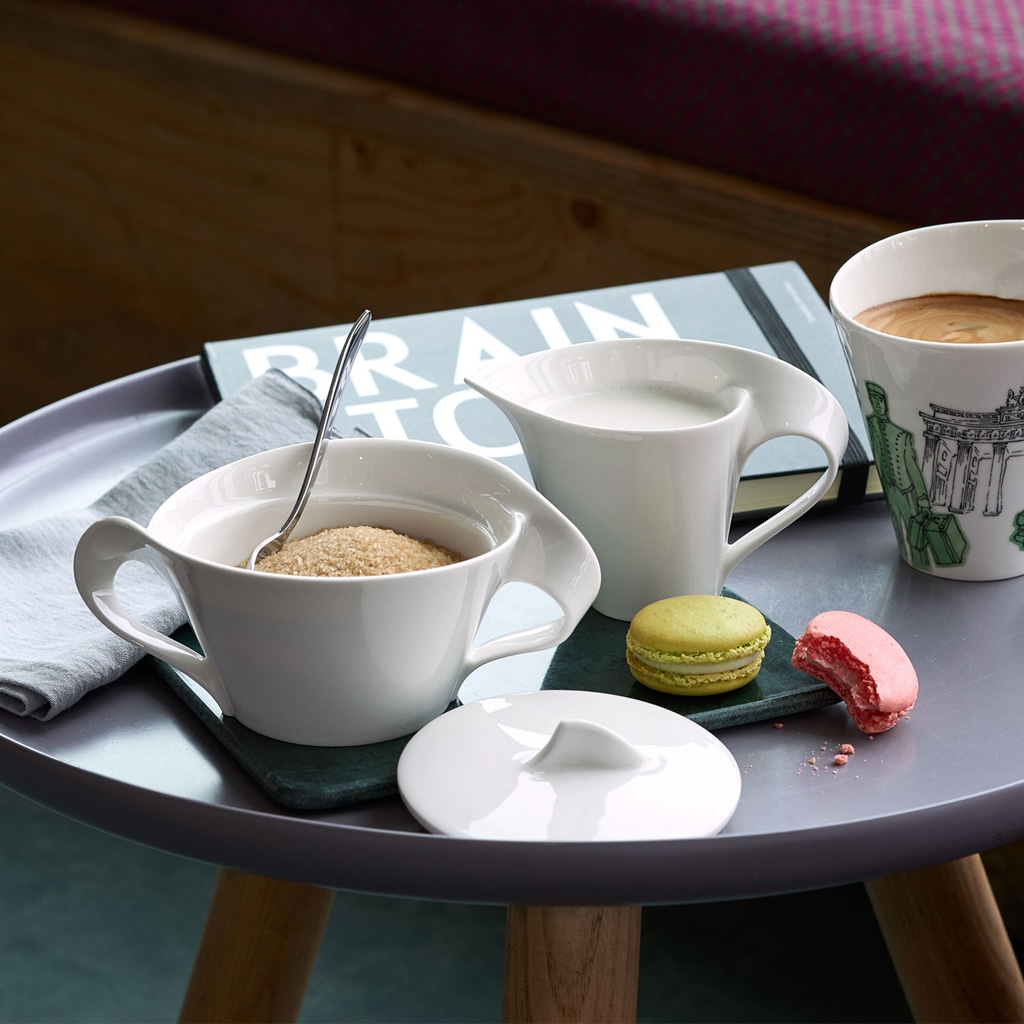 Villeroy & Boch Zuckerstreuer »Zuckerdose NewWave 260 ml weiß«